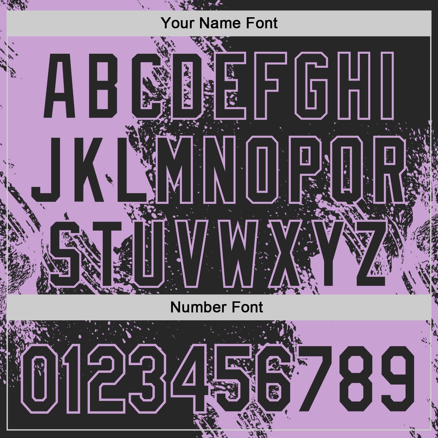 Custom Black-Light Purple Abstract Brush Stroke Authentic Baseball Jersey view 5