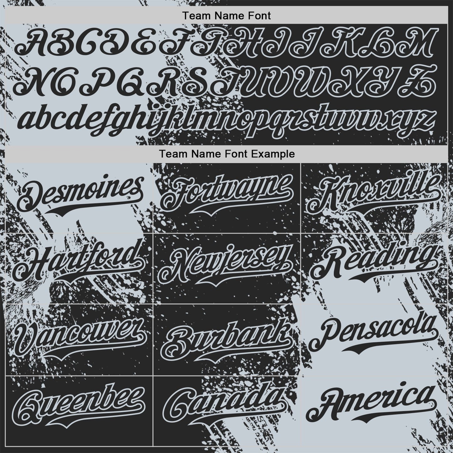 Custom Black-Silver Abstract Brush Stroke Authentic Baseball Jersey view 4