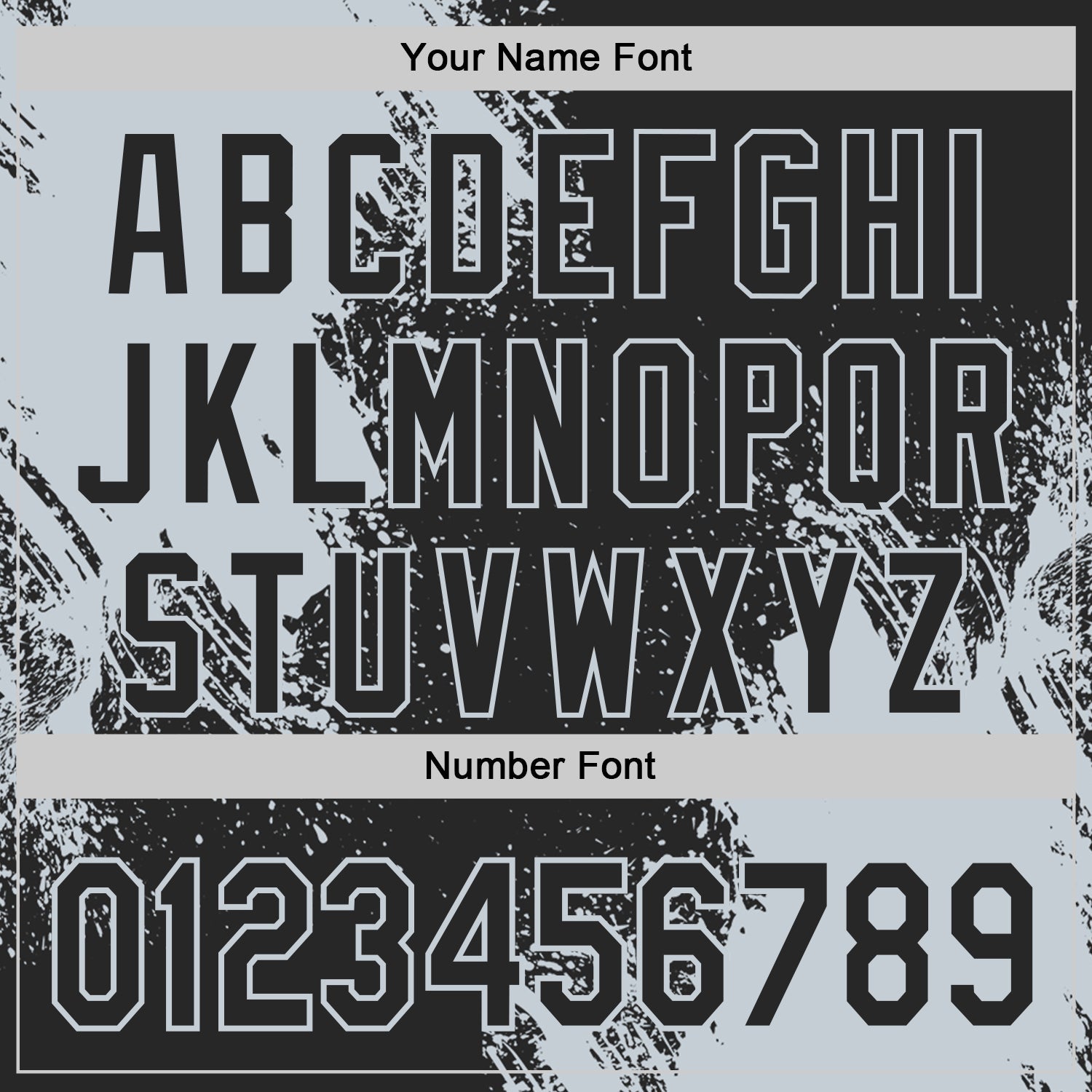 Custom Black-Silver Abstract Brush Stroke Authentic Baseball Jersey view 5