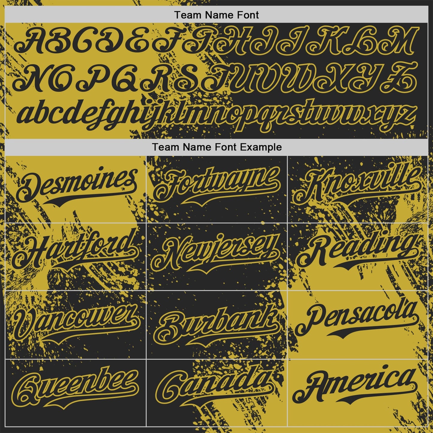 Custom Black-Old Gold Abstract Brush Stroke Authentic Baseball Jersey view 4