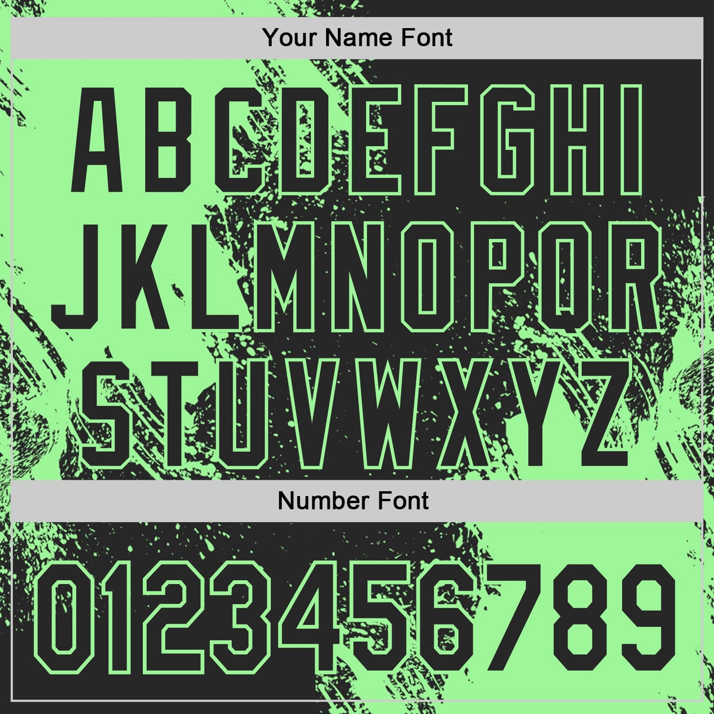 Custom Black-Pea Green Abstract Brush Stroke Authentic Baseball Jersey view 5