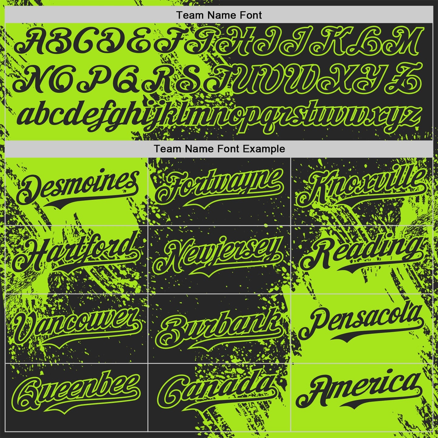 Custom Black-Neon Green Abstract Brush Stroke Authentic Baseball Jersey view 4