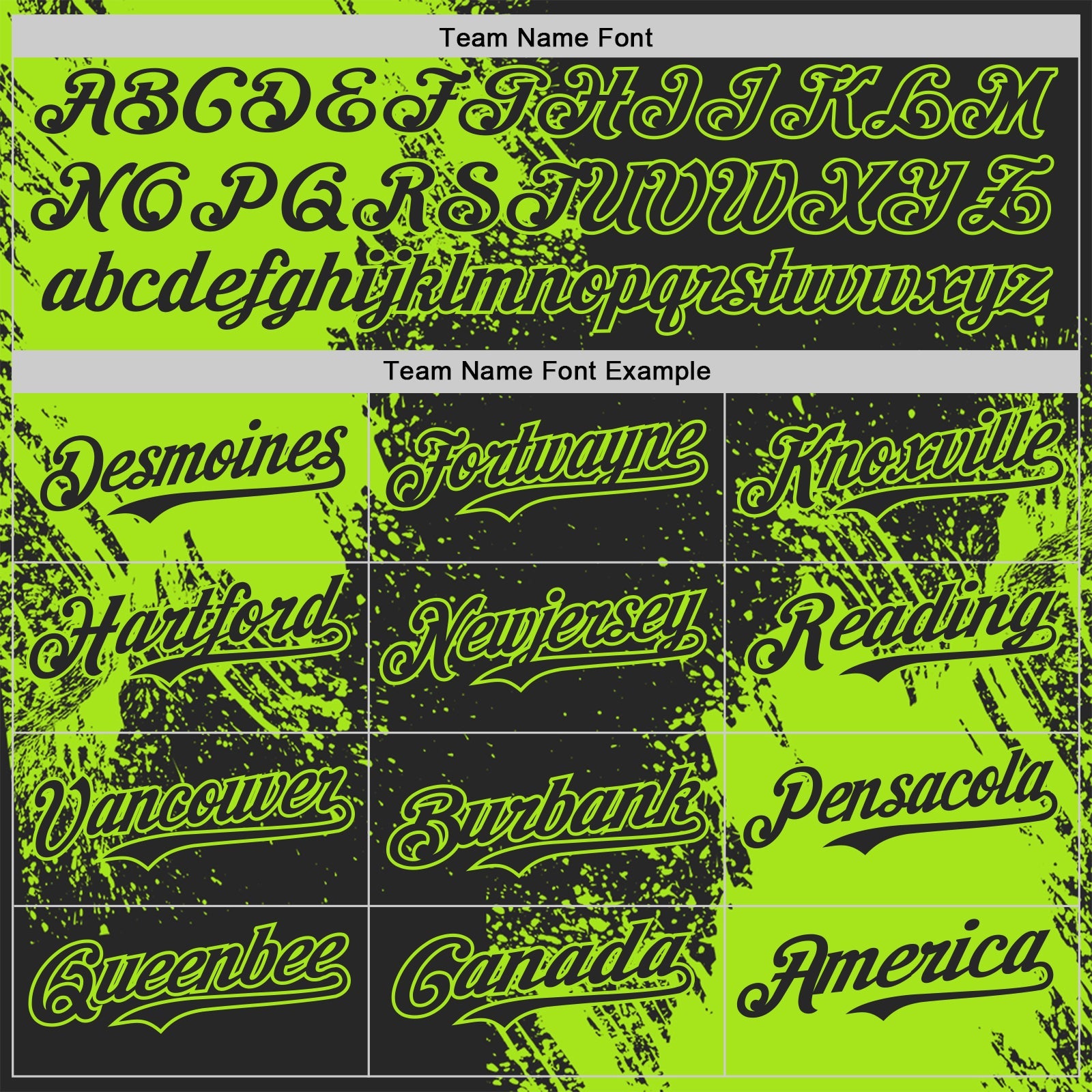 Custom Black-Neon Green Abstract Brush Stroke Authentic Baseball Jersey view 4