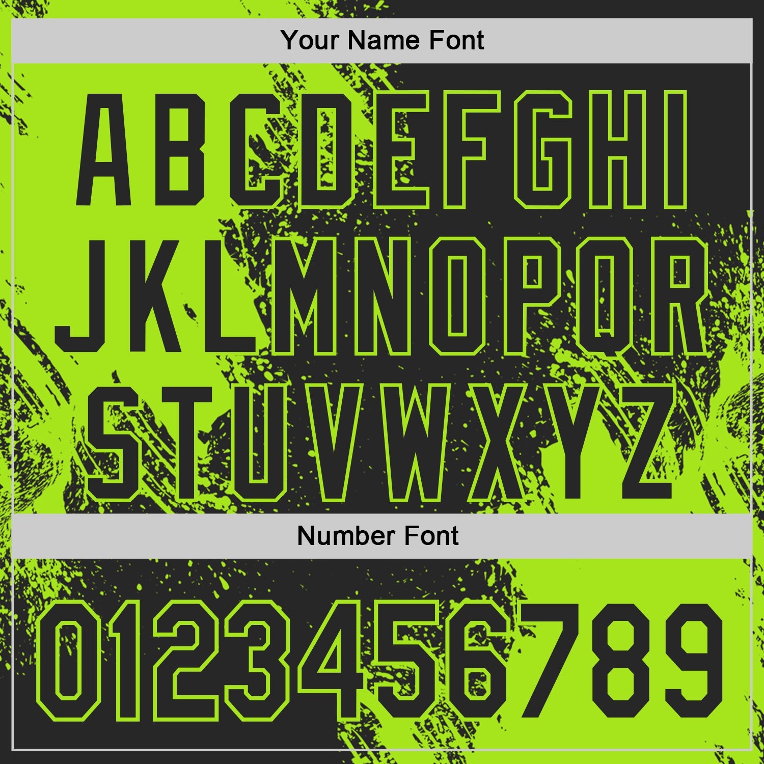 Custom Black-Neon Green Abstract Brush Stroke Authentic Baseball Jersey view 5