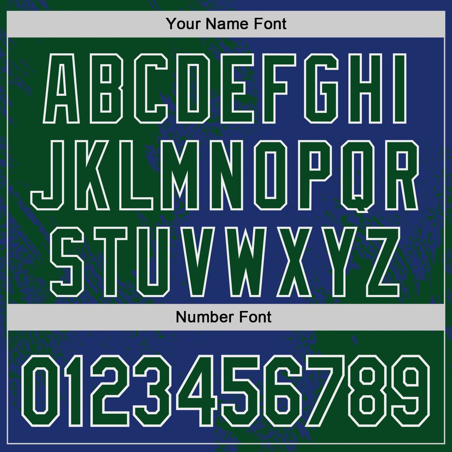 Custom Royal Green-White Abstract Brush Stroke Authentic Baseball Jersey view 5