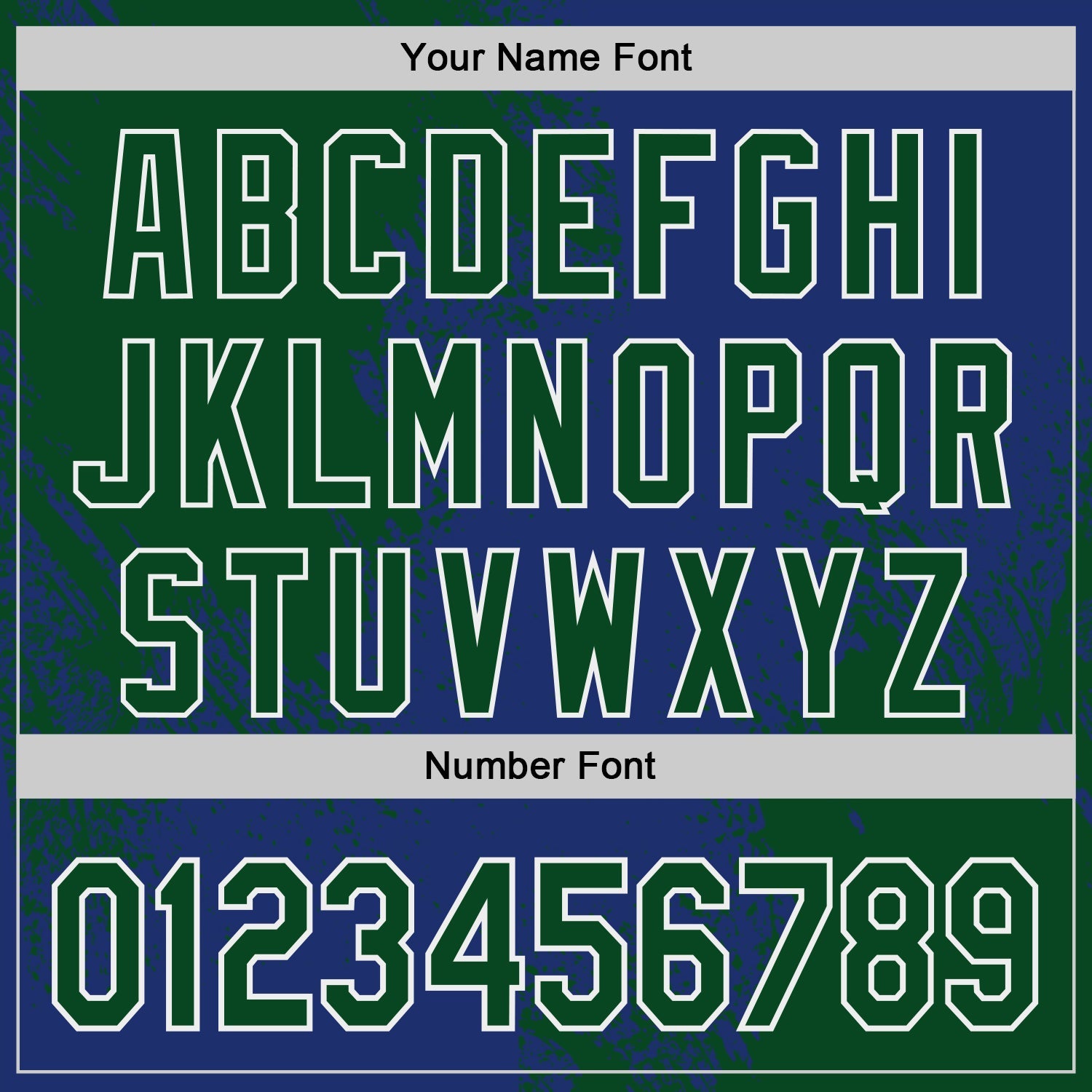 Custom Royal Green-White Abstract Brush Stroke Authentic Baseball Jersey view 5