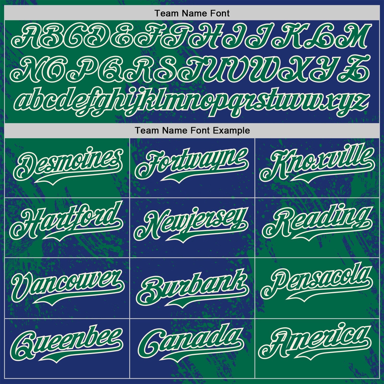 Custom Royal Kelly Green-Cream Abstract Brush Stroke Authentic Baseball Jersey view 4
