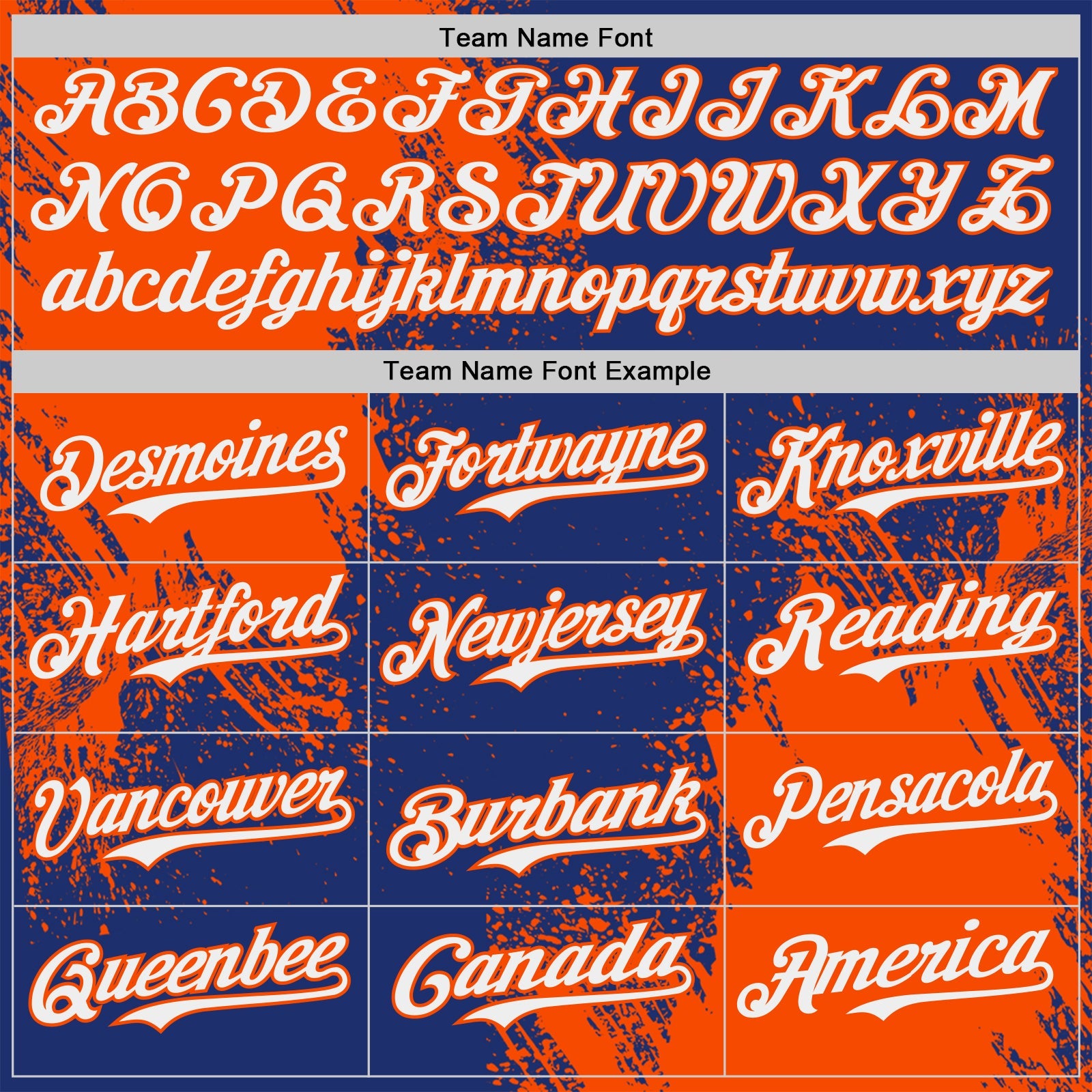 Custom Royal White-Orange Abstract Brush Stroke Authentic Baseball Jersey view 4