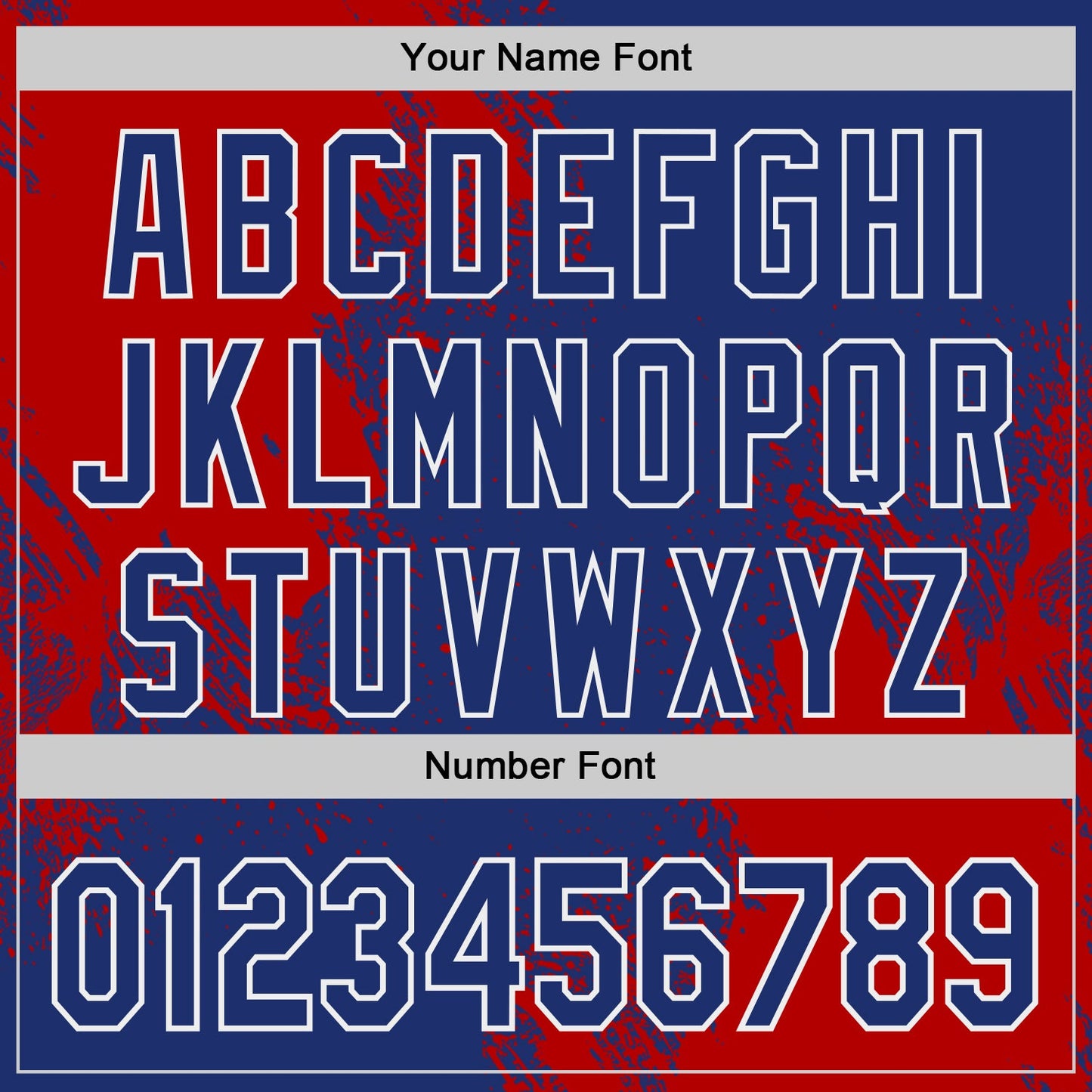 Custom Royal Red-White Abstract Brush Stroke Authentic Baseball Jersey view 5