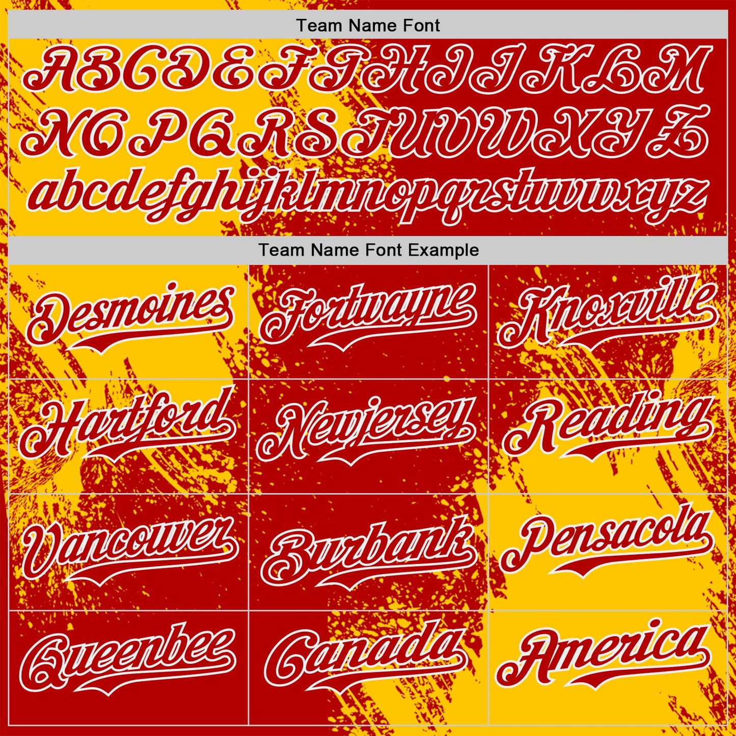 Custom Red Yellow-White Abstract Brush Stroke Authentic Baseball Jersey view 4