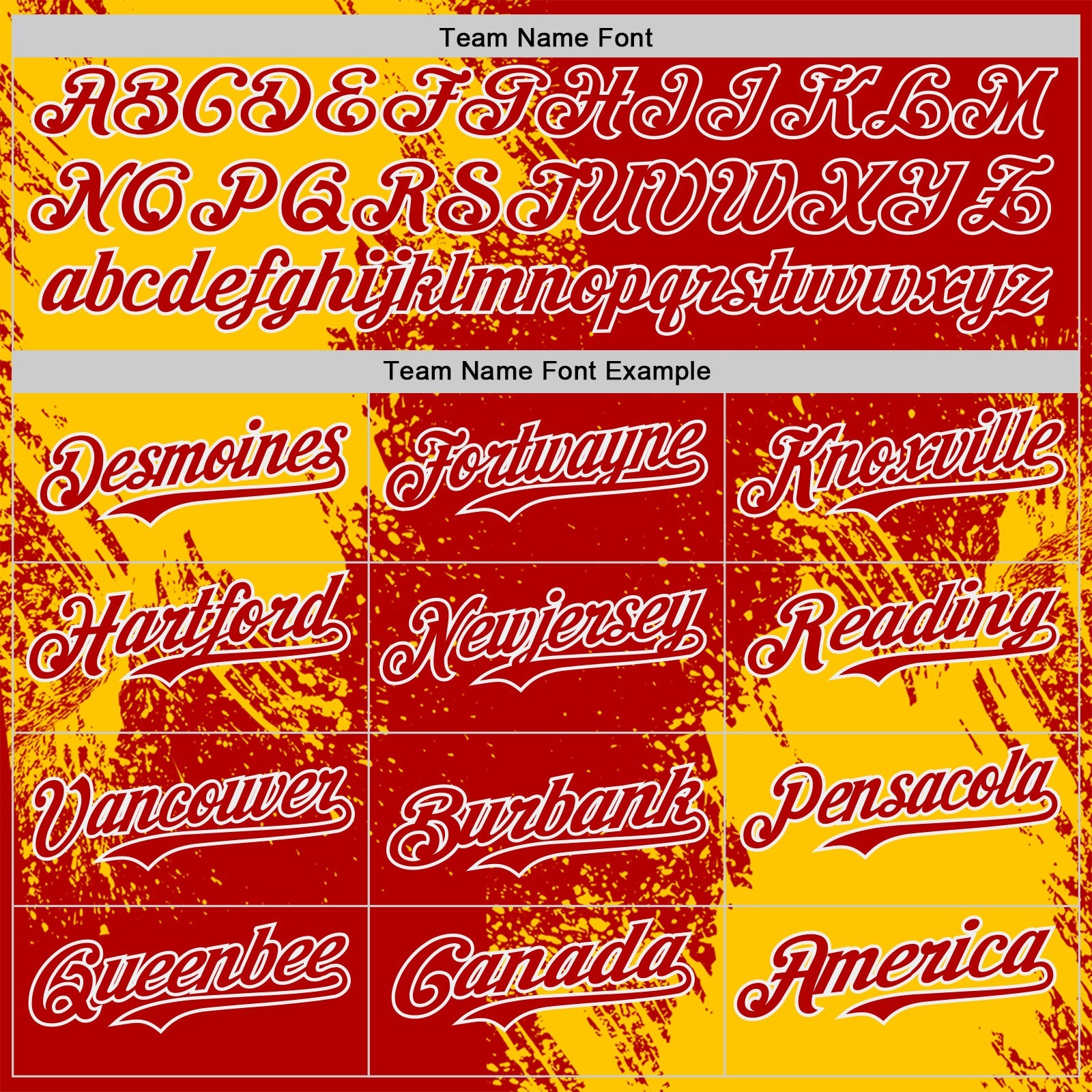 Custom Red Yellow-White Abstract Brush Stroke Authentic Baseball Jersey view 4