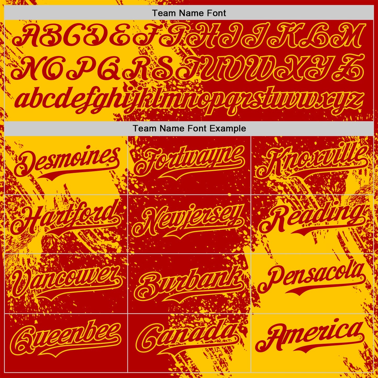 Custom Red-Yellow Abstract Brush Stroke Authentic Baseball Jersey view 4