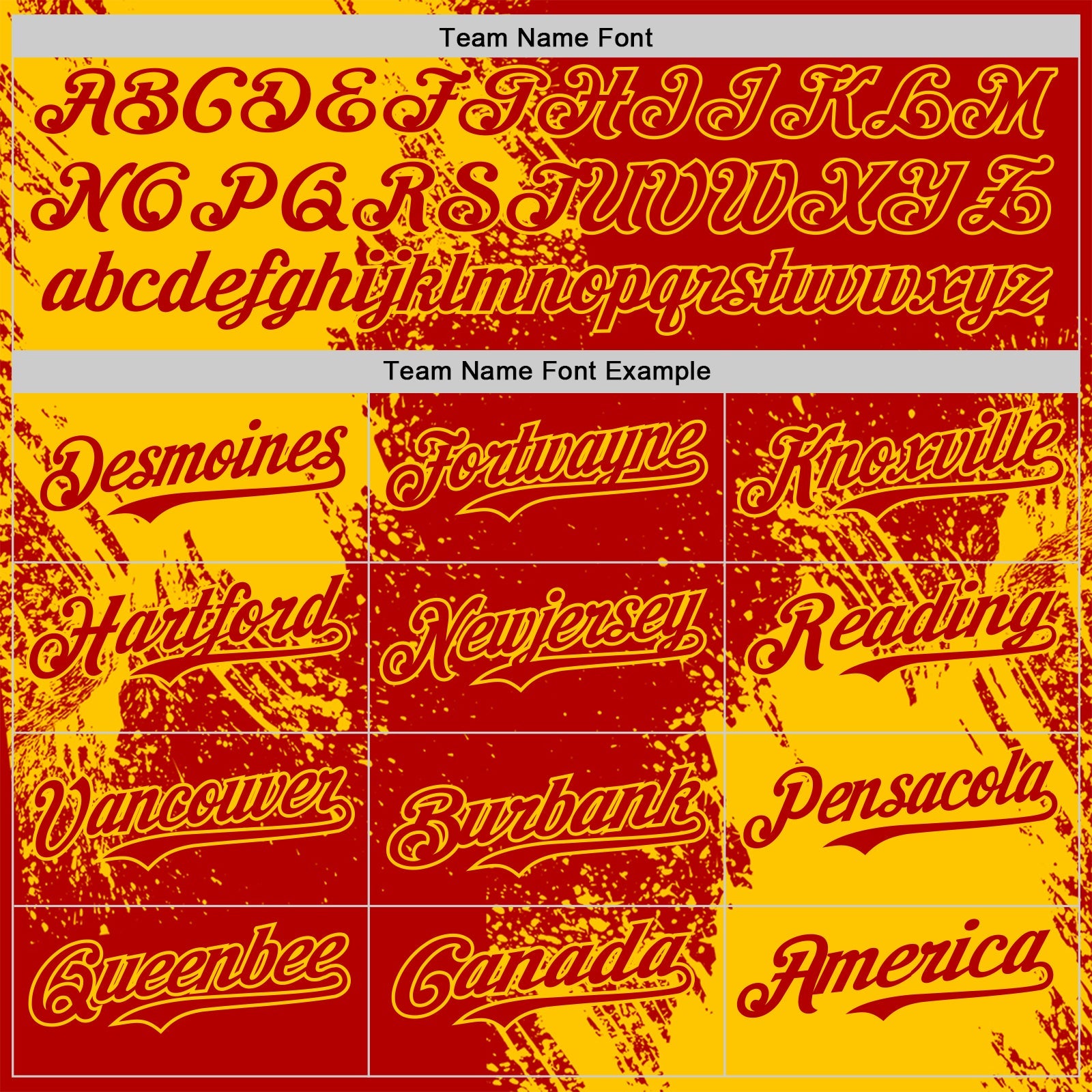 Custom Red-Yellow Abstract Brush Stroke Authentic Baseball Jersey view 4