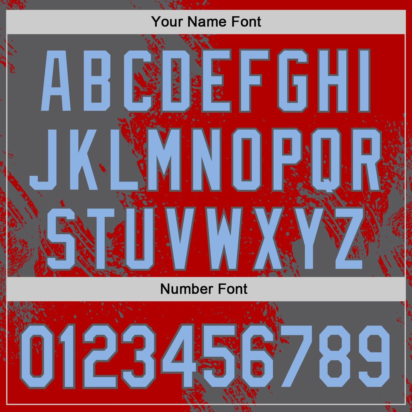 Custom Red Light Blue-Steel Gray Abstract Brush Stroke Authentic Baseball Jersey view 5