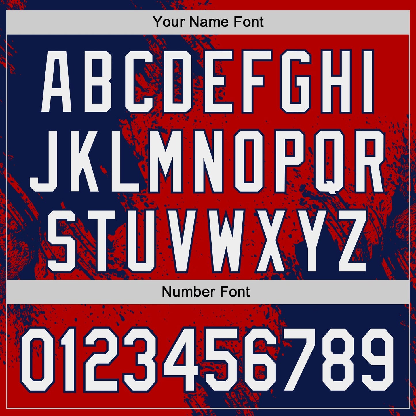 Custom Red White-Navy Abstract Brush Stroke Authentic Baseball Jersey view 5