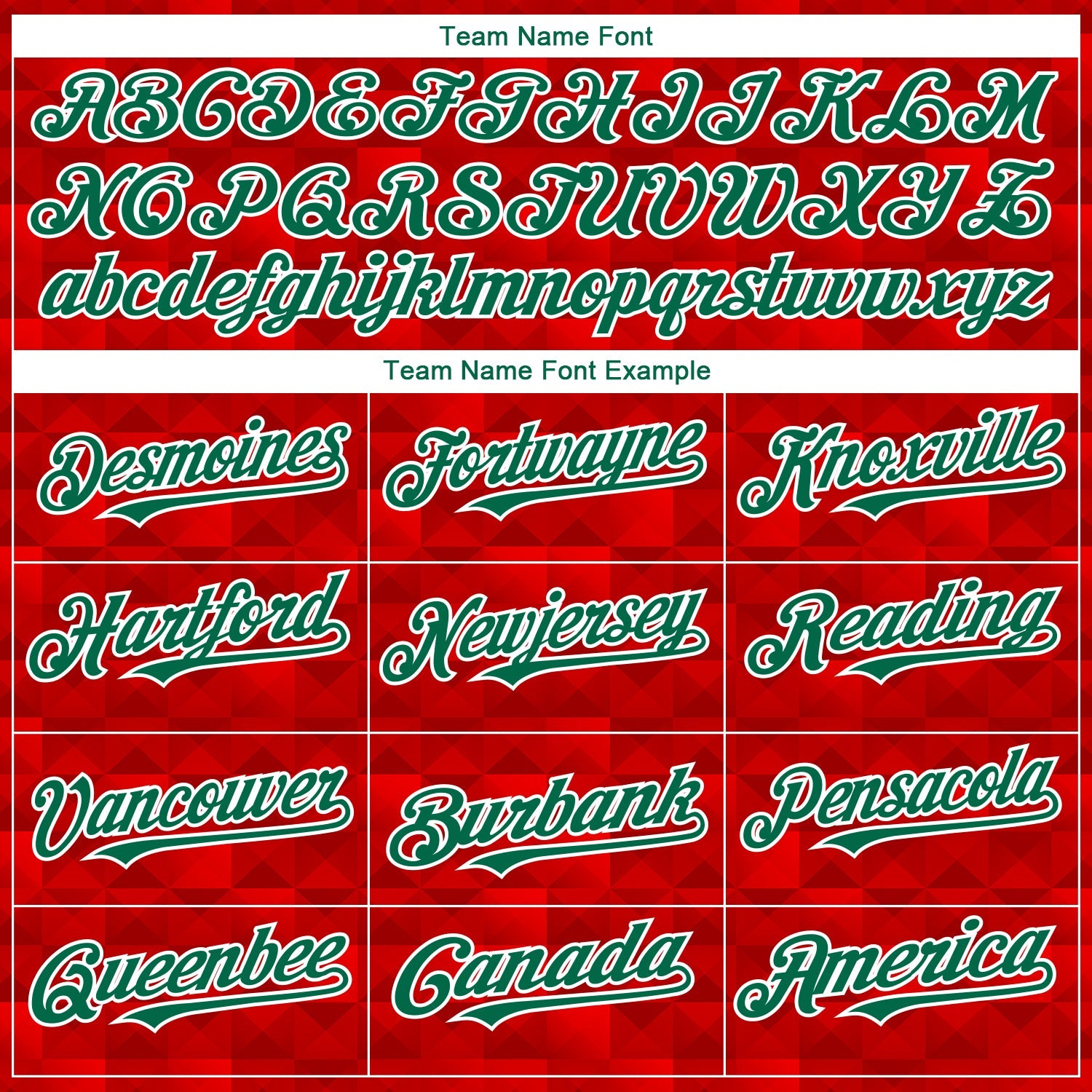 Custom Red Kelly Green-White 3D Mexico Authentic Baseball Jersey view 4