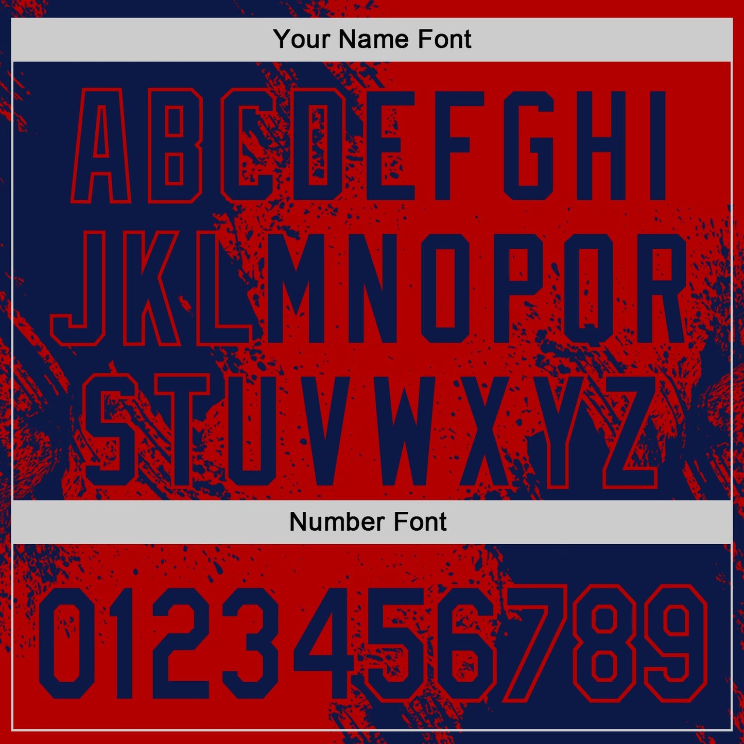 Custom Red-Navy Abstract Brush Stroke Authentic Baseball Jersey view 5