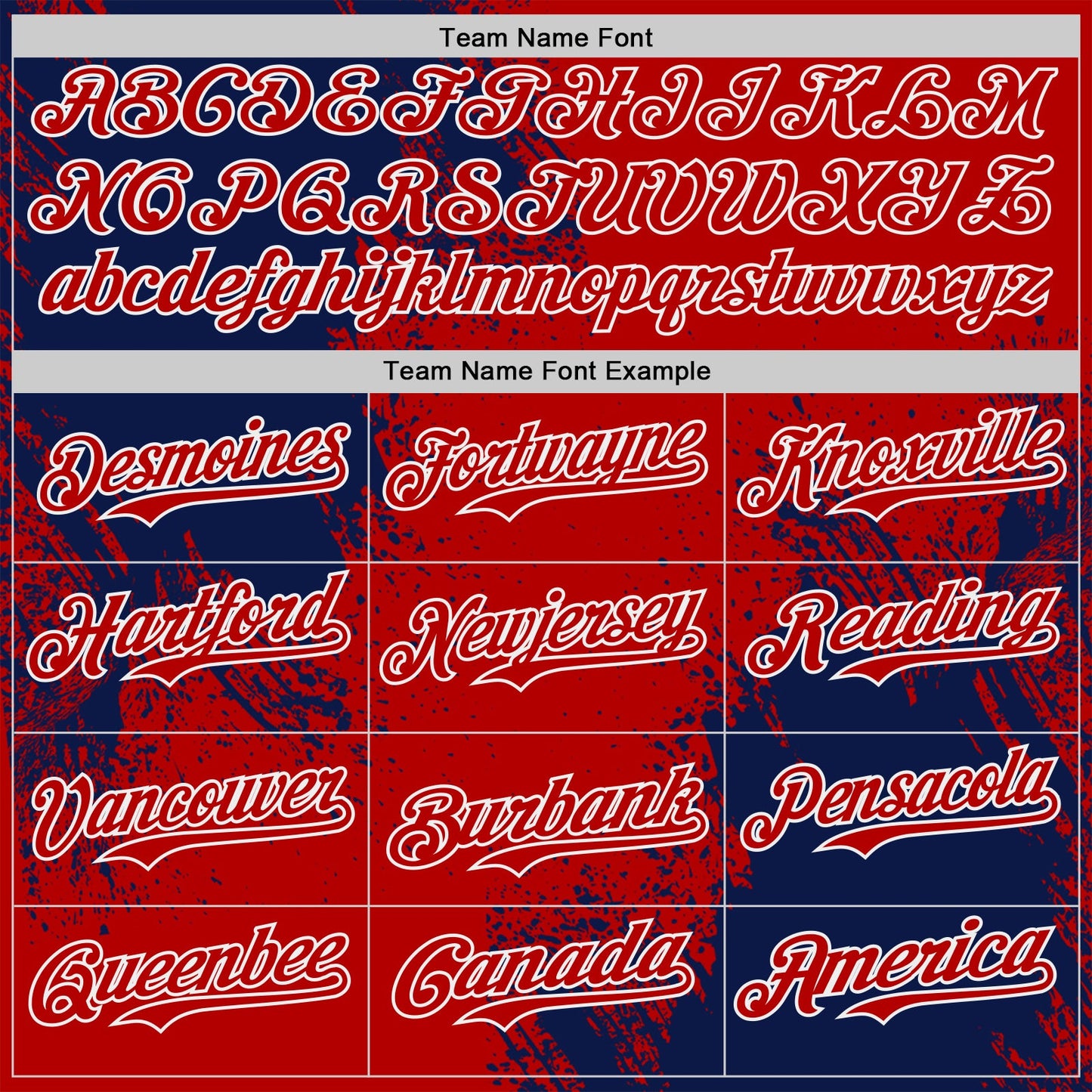 Custom Red Navy-White Abstract Brush Stroke Authentic Baseball Jersey view 4