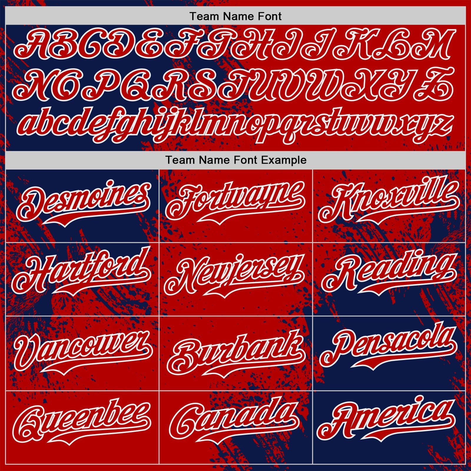 Custom Red Navy-White Abstract Brush Stroke Authentic Baseball Jersey view 4