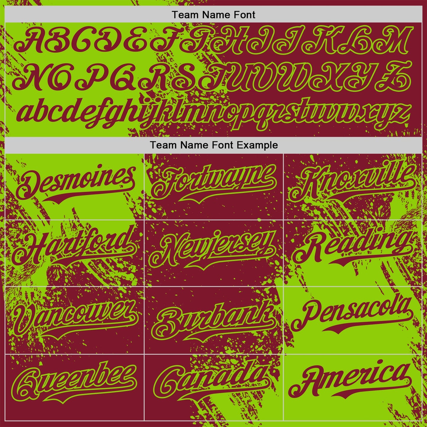 Custom Crimson-Neon Green Abstract Brush Stroke Authentic Baseball Jersey view 4