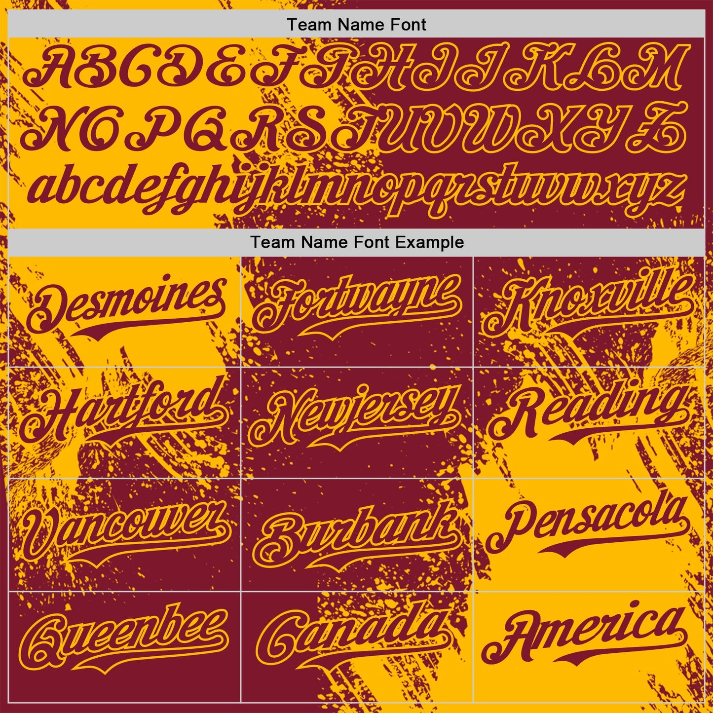 Custom Crimson-Gold Abstract Brush Stroke Authentic Baseball Jersey view 4