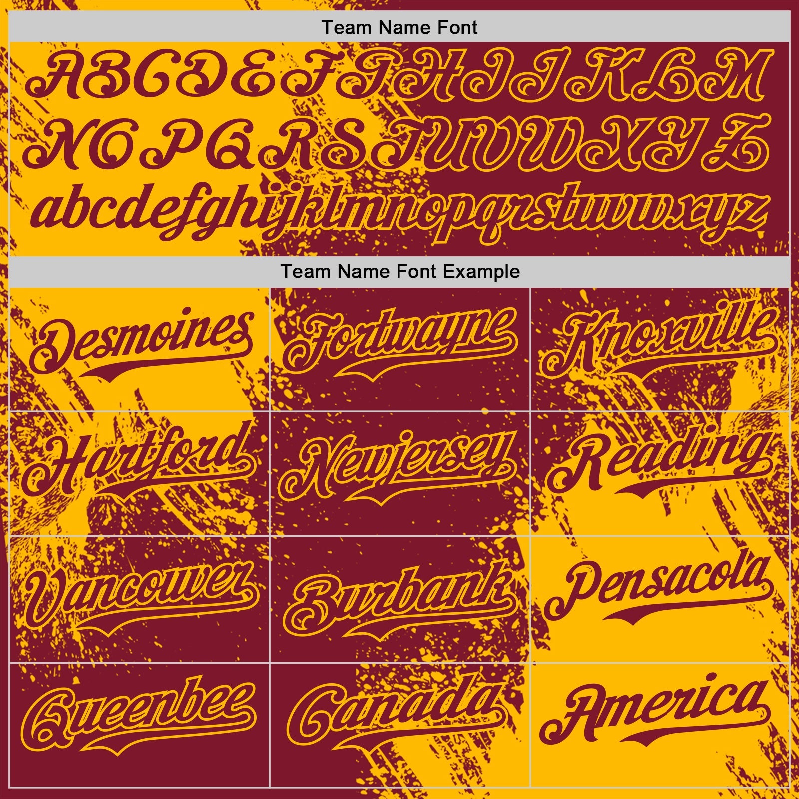 Custom Crimson-Gold Abstract Brush Stroke Authentic Baseball Jersey view 4