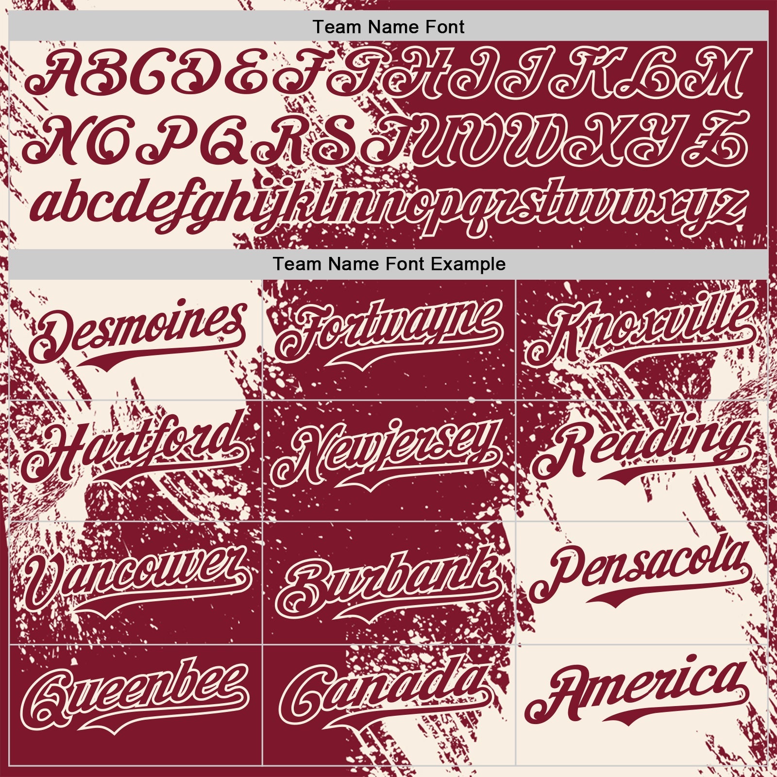 Custom Crimson-Cream Abstract Brush Stroke Authentic Baseball Jersey view 4