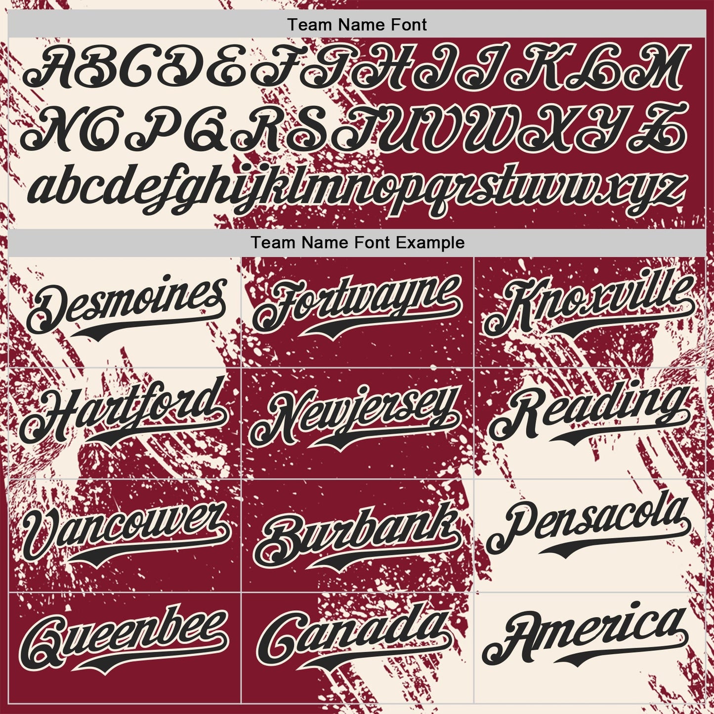 Custom Crimson Black-Cream Abstract Brush Stroke Authentic Baseball Jersey view 4