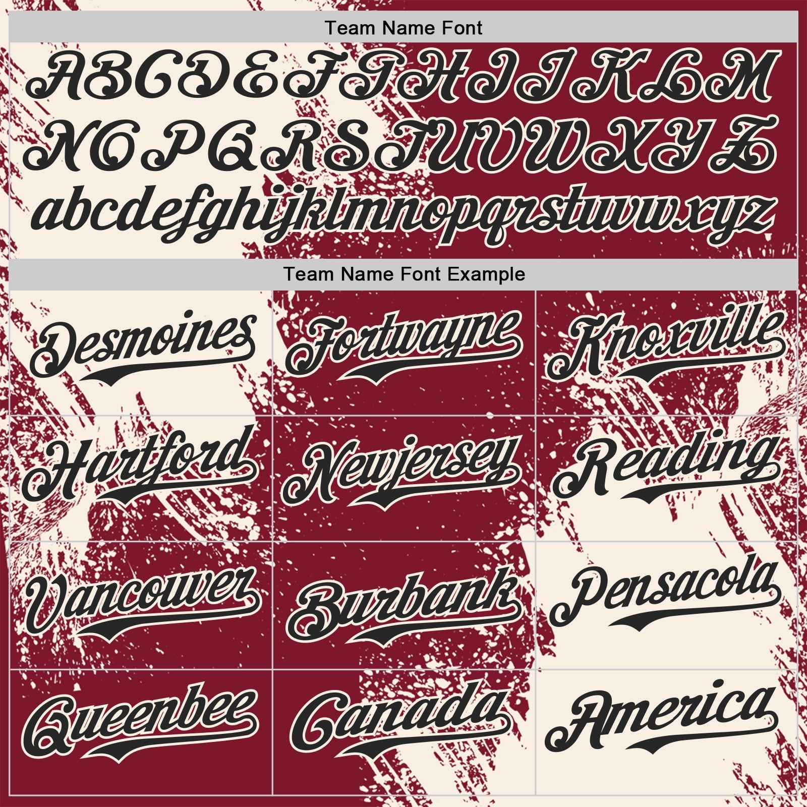 Custom Crimson Black-Cream Abstract Brush Stroke Authentic Baseball Jersey view 4