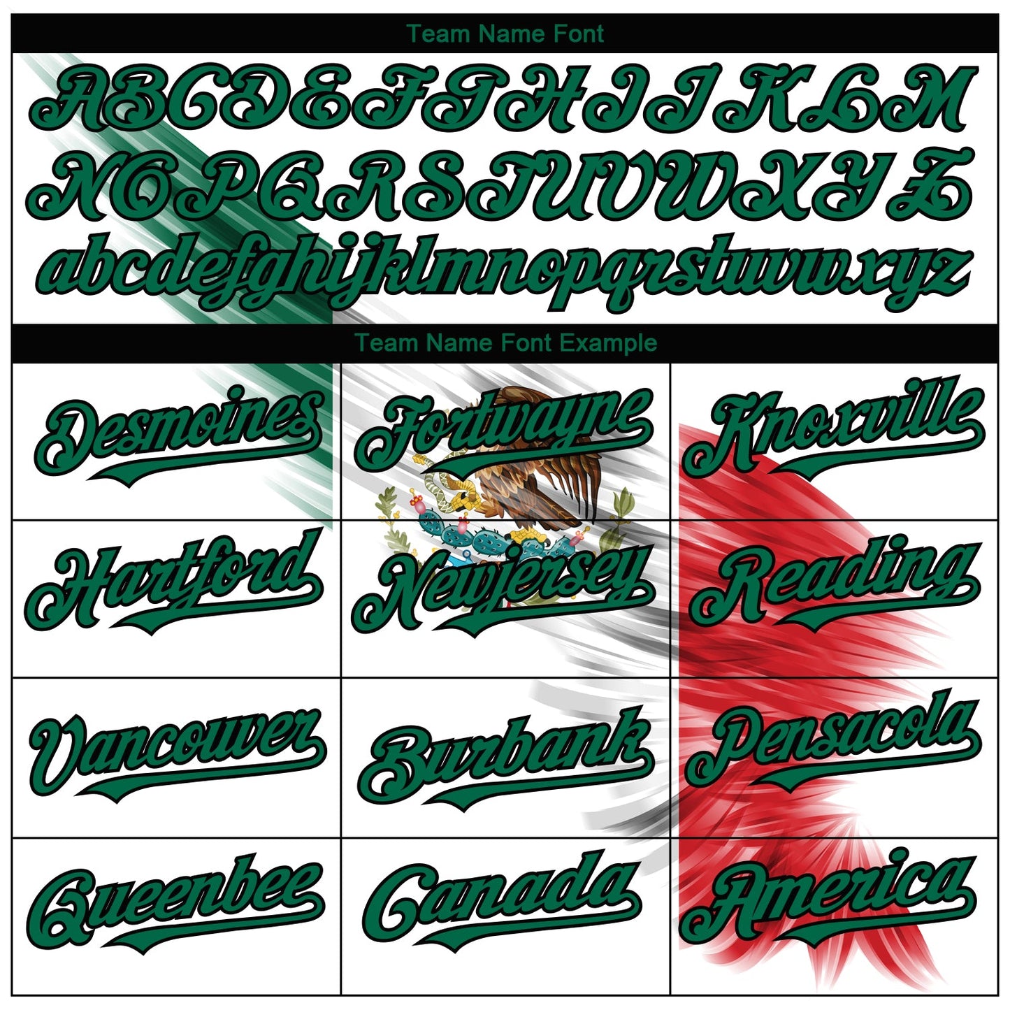 Custom White Red Kelly Green-Black 3D The Abstract Wing With Mexican Flag Authentic Baseball Jersey view 4