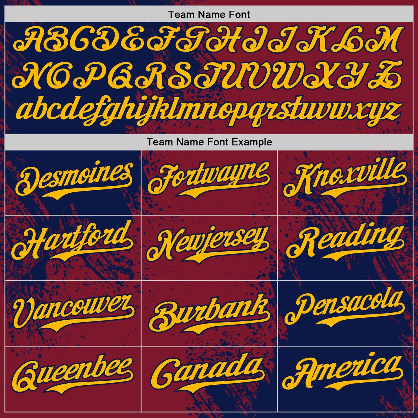 Custom Crimson Gold-Navy Abstract Brush Stroke Authentic Baseball Jersey view 4