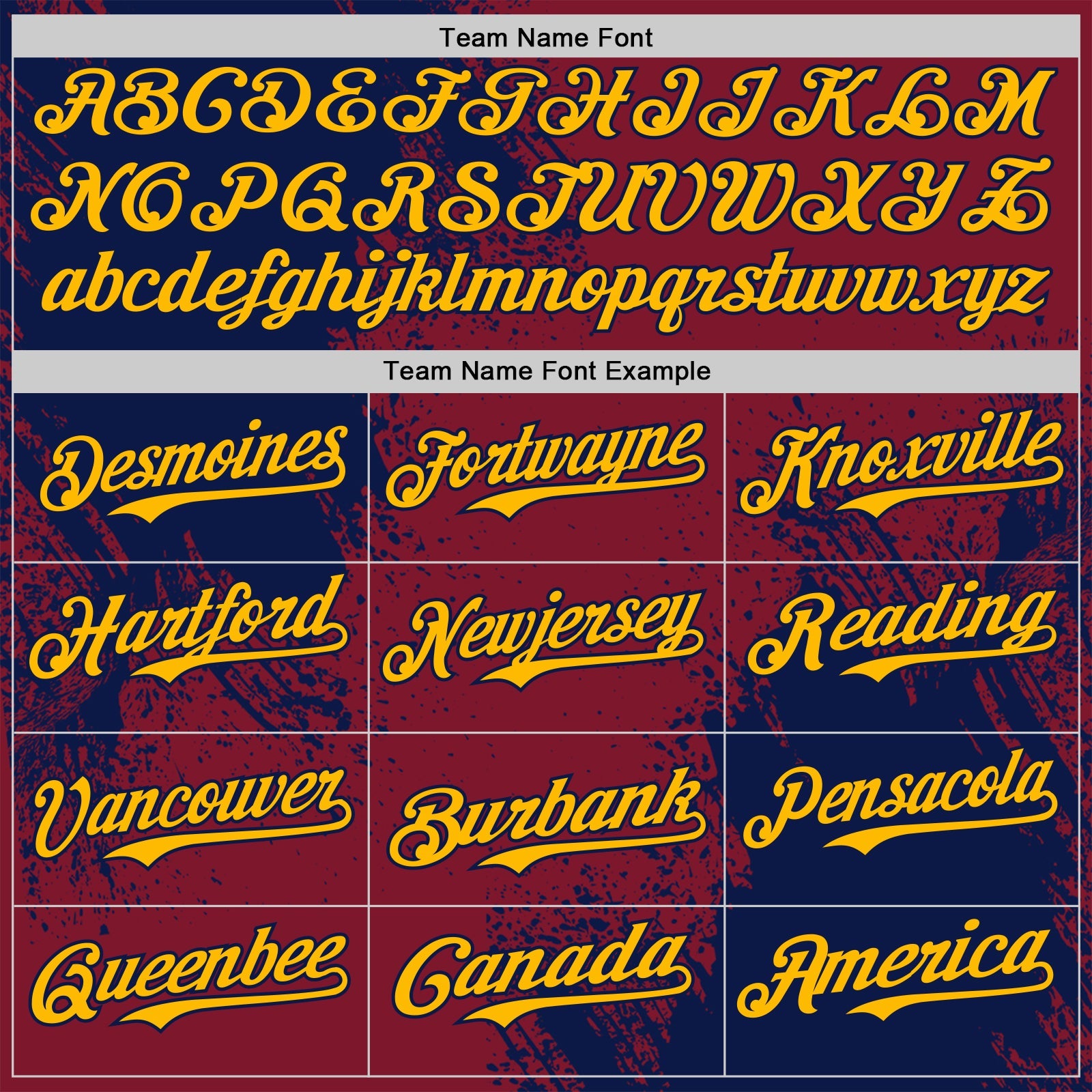 Custom Crimson Gold-Navy Abstract Brush Stroke Authentic Baseball Jersey view 4