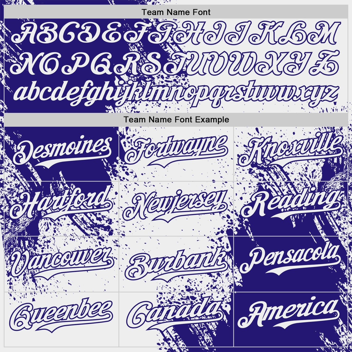 Custom White-Dark Purple Abstract Brush Stroke Authentic Baseball Jersey view 4