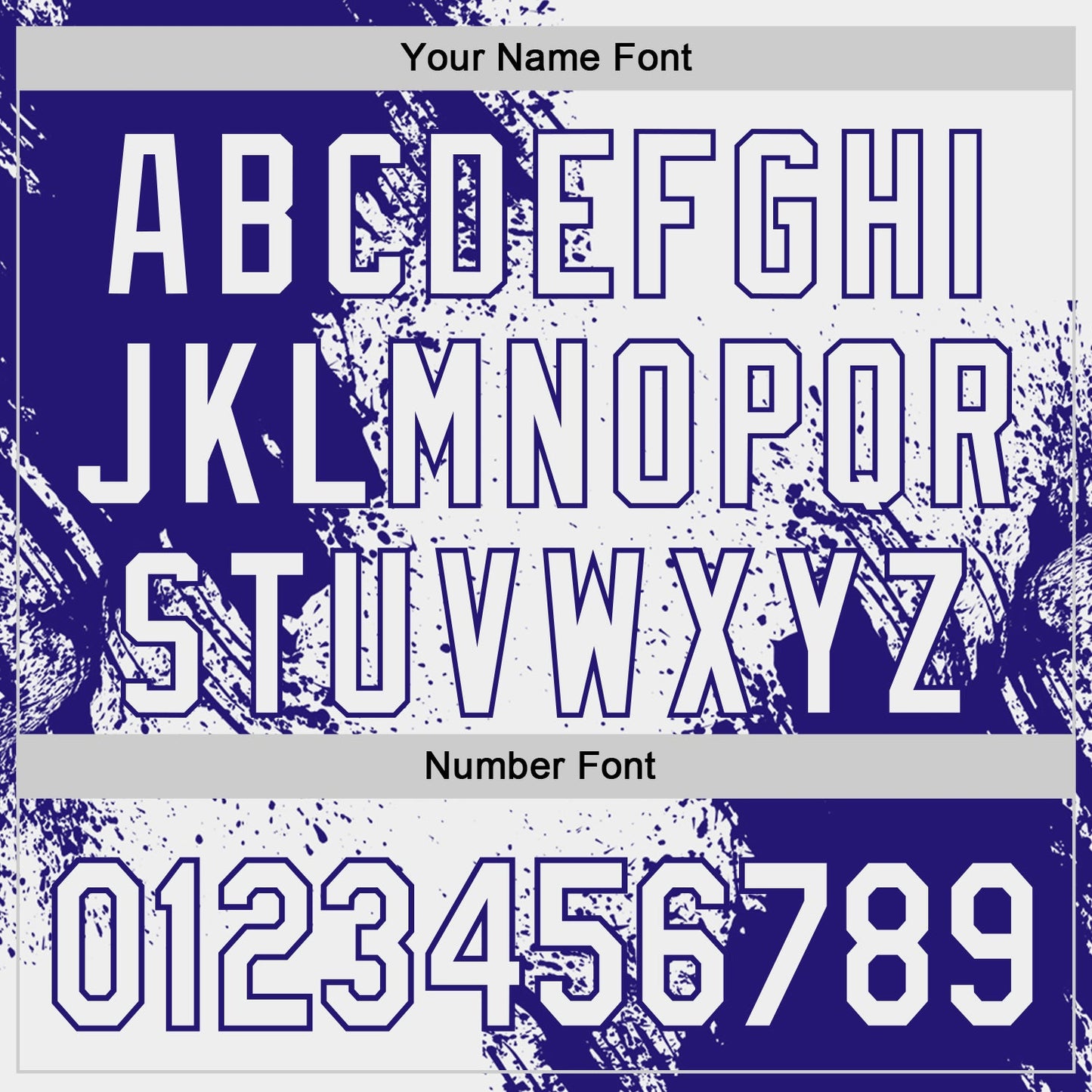 Custom White-Dark Purple Abstract Brush Stroke Authentic Baseball Jersey view 5
