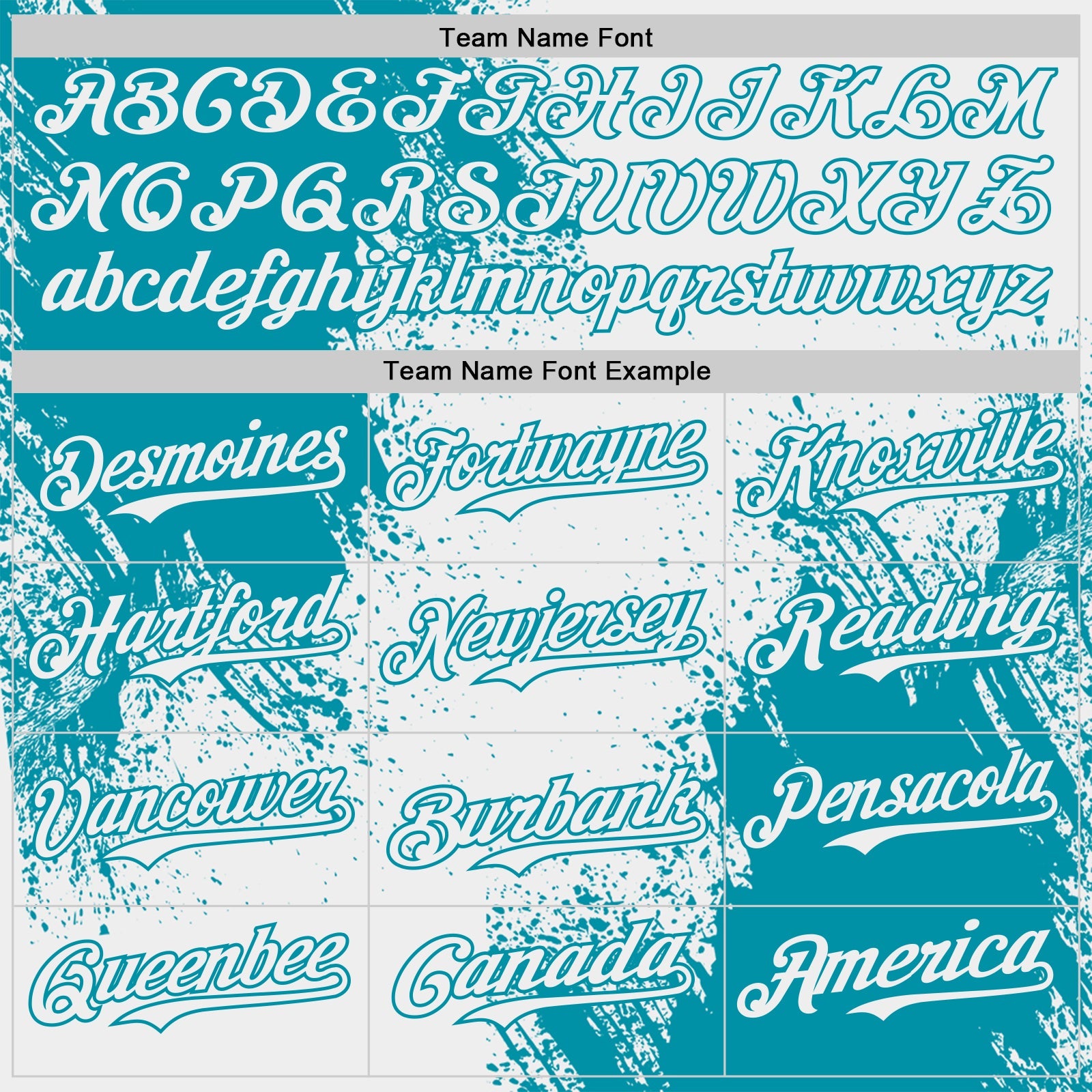 Custom White-Teal Abstract Brush Stroke Authentic Baseball Jersey view 4