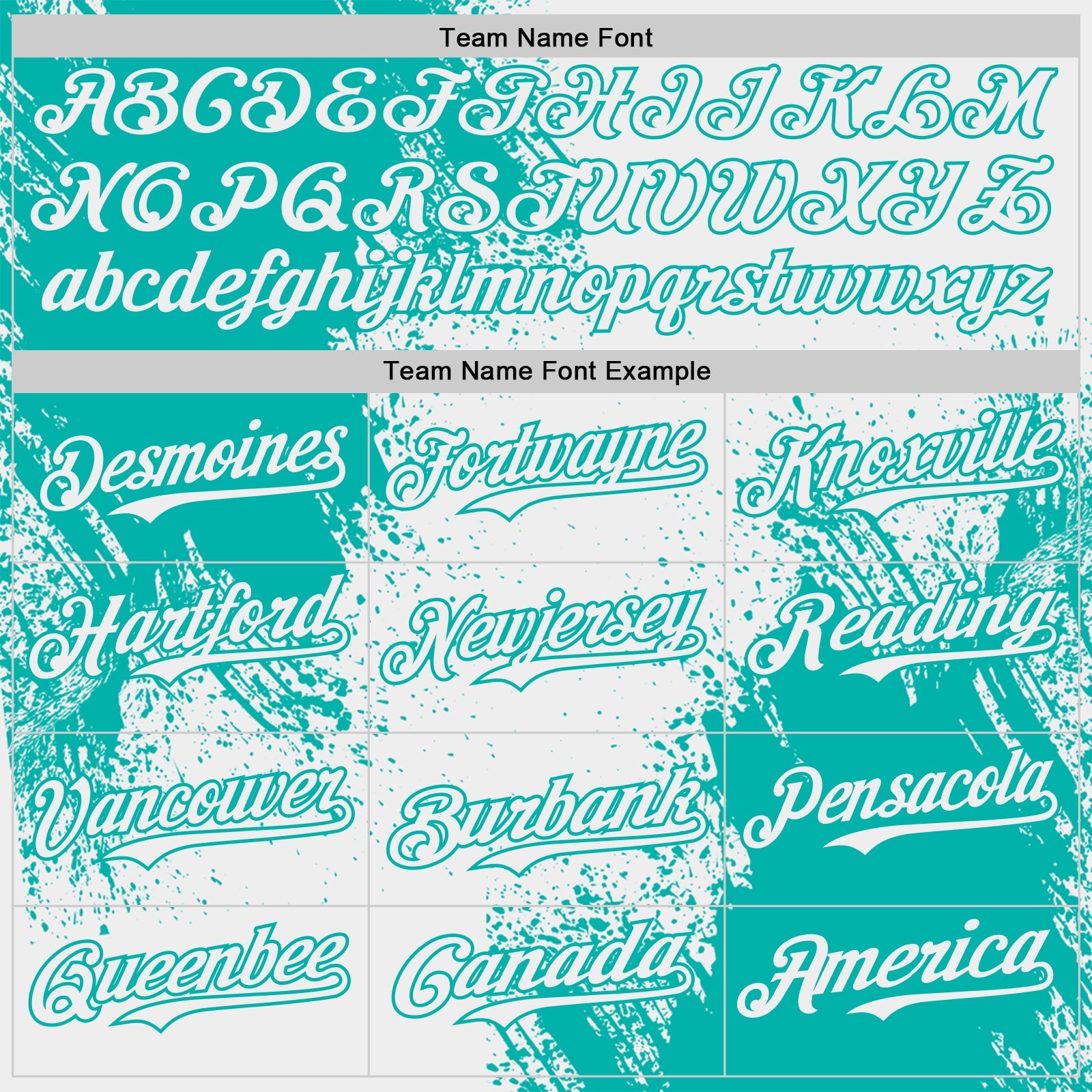 Custom White-Aqua Abstract Brush Stroke Authentic Baseball Jersey view 4