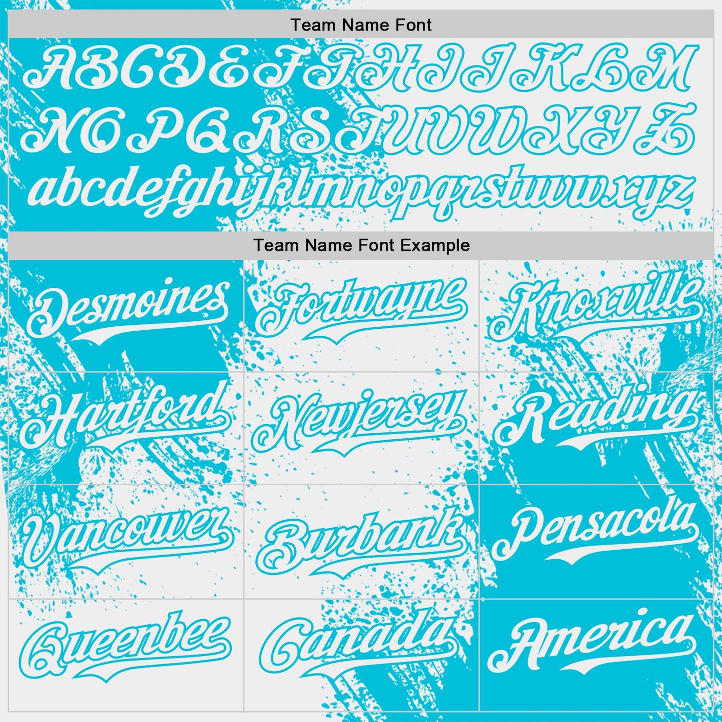 Custom White-Lakes Blue Abstract Brush Stroke Authentic Baseball Jersey view 4