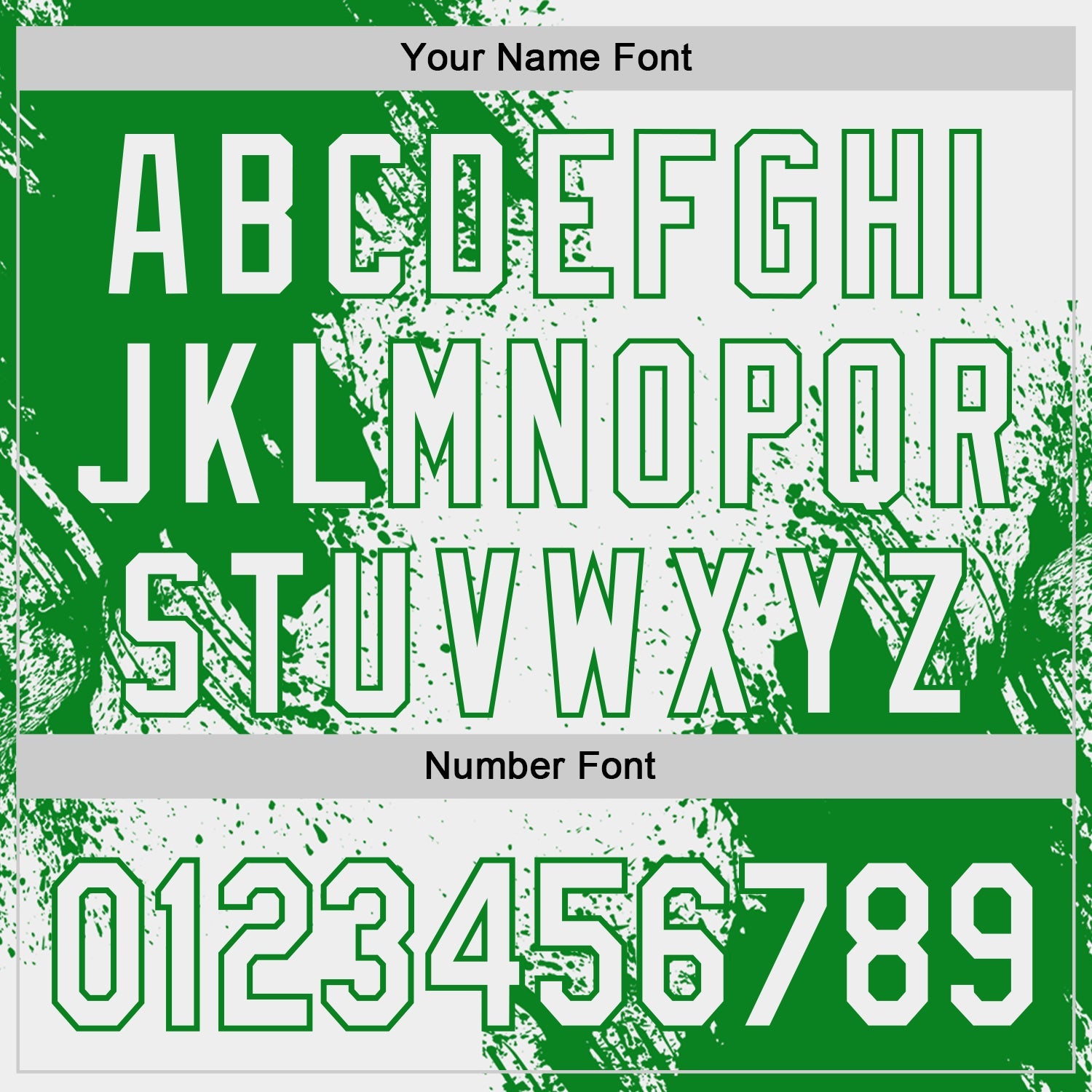 Custom White-Grass Green Abstract Brush Stroke Authentic Baseball Jersey view 5