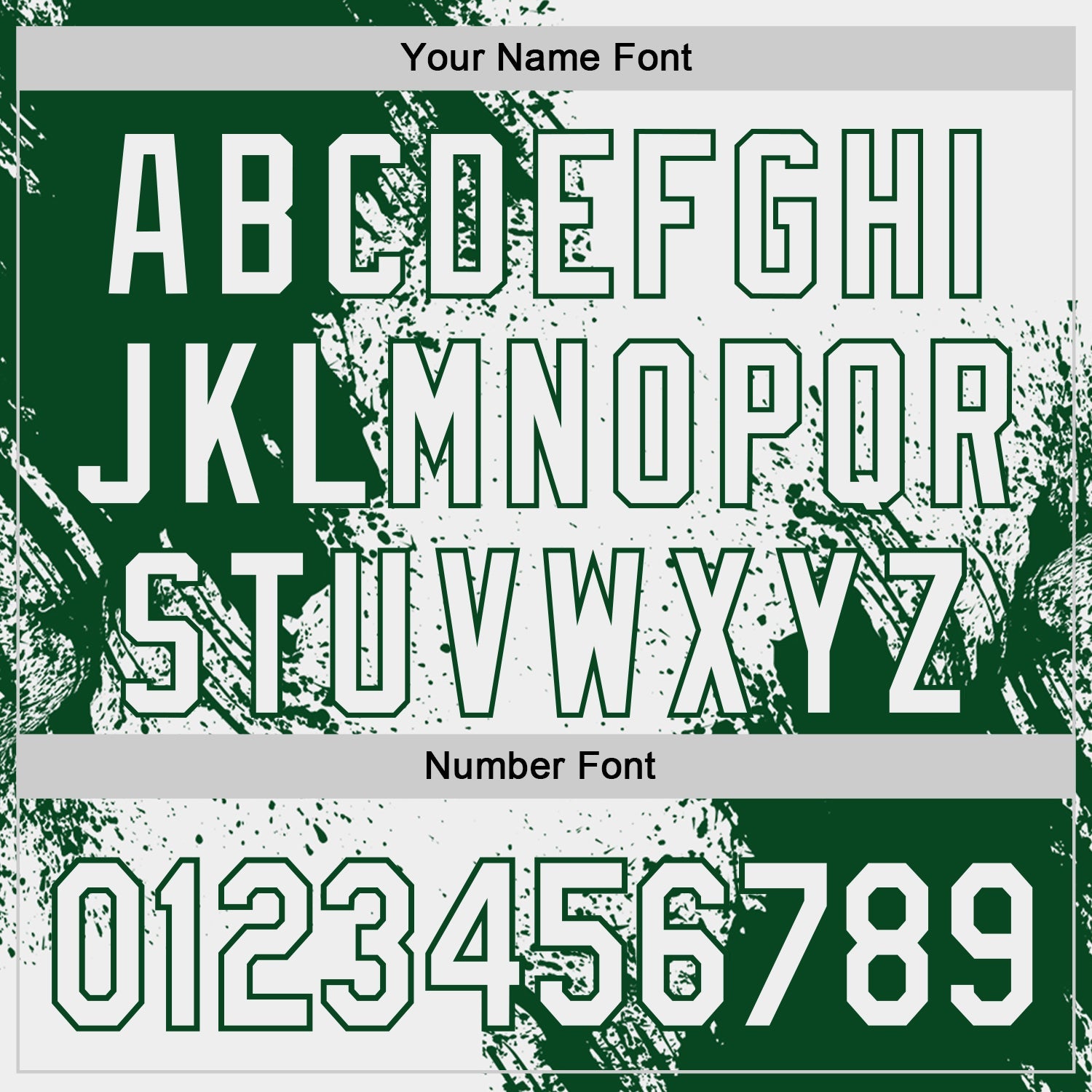 Custom White-Green Abstract Brush Stroke Authentic Baseball Jersey view 5