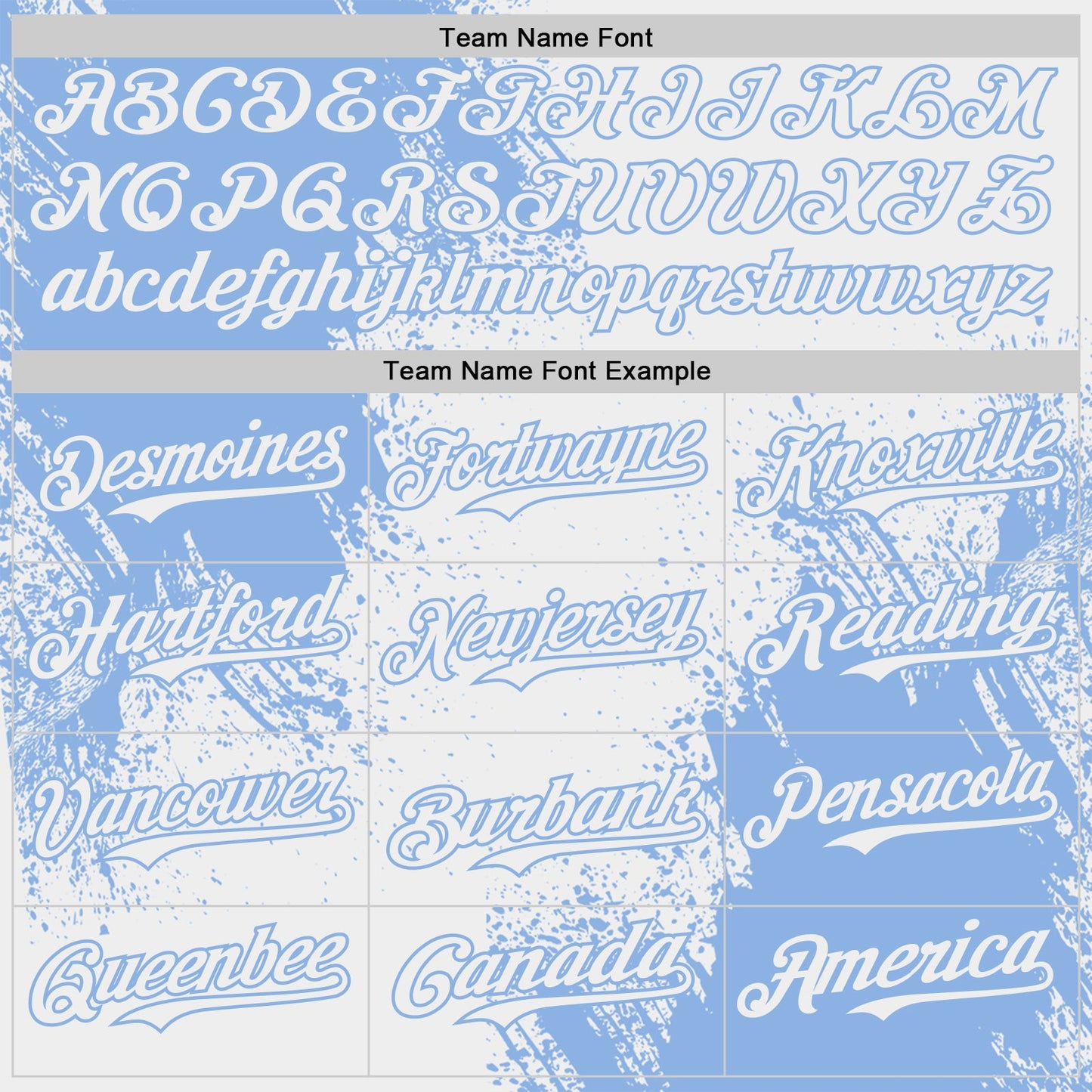 Custom White-Light Blue Abstract Brush Stroke Authentic Baseball Jersey view 4