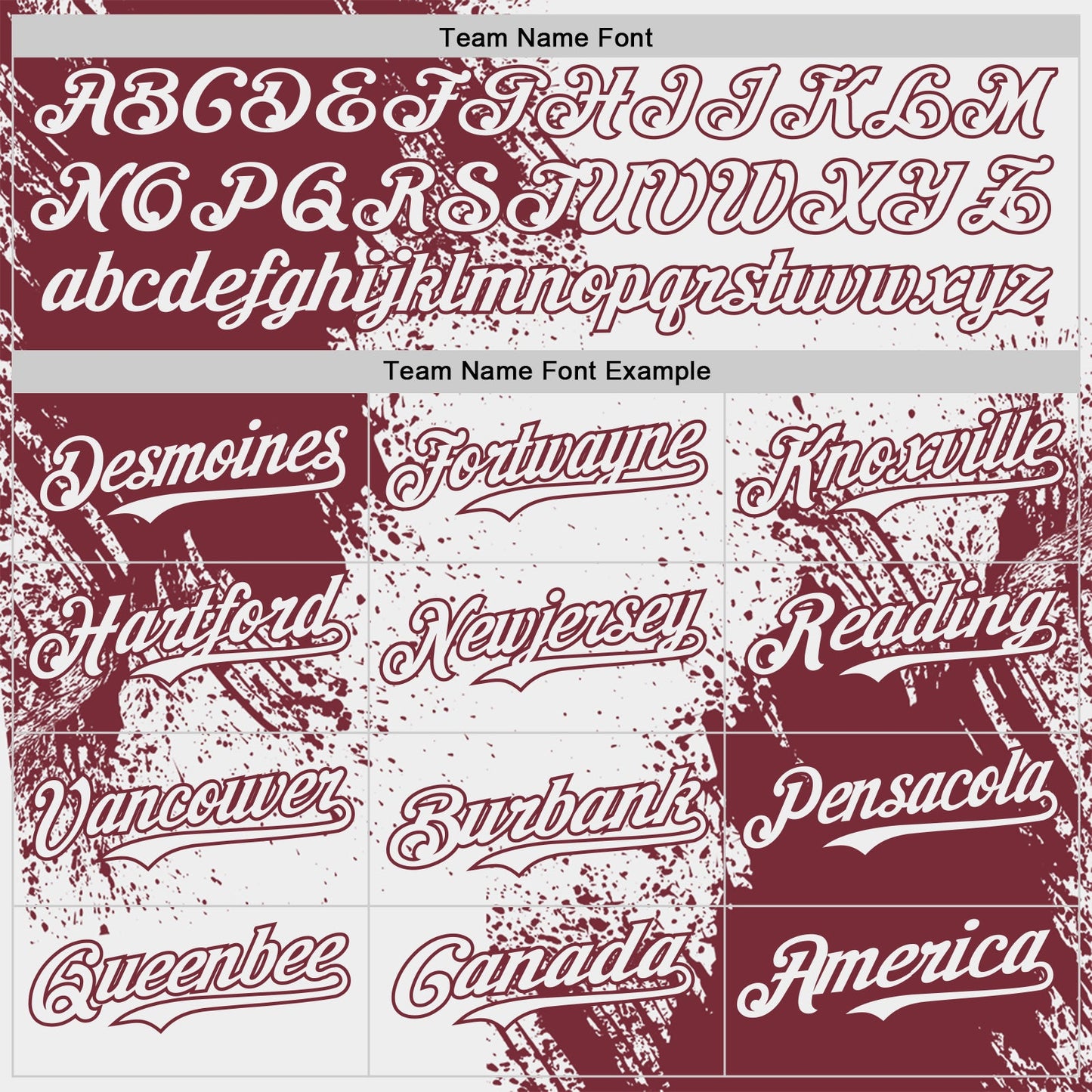 Custom White-Burgundy Abstract Brush Stroke Authentic Baseball Jersey view 4