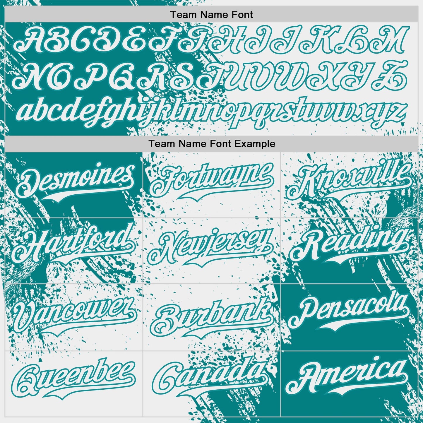 Custom White-Teal Abstract Brush Stroke Authentic Baseball Jersey view 4