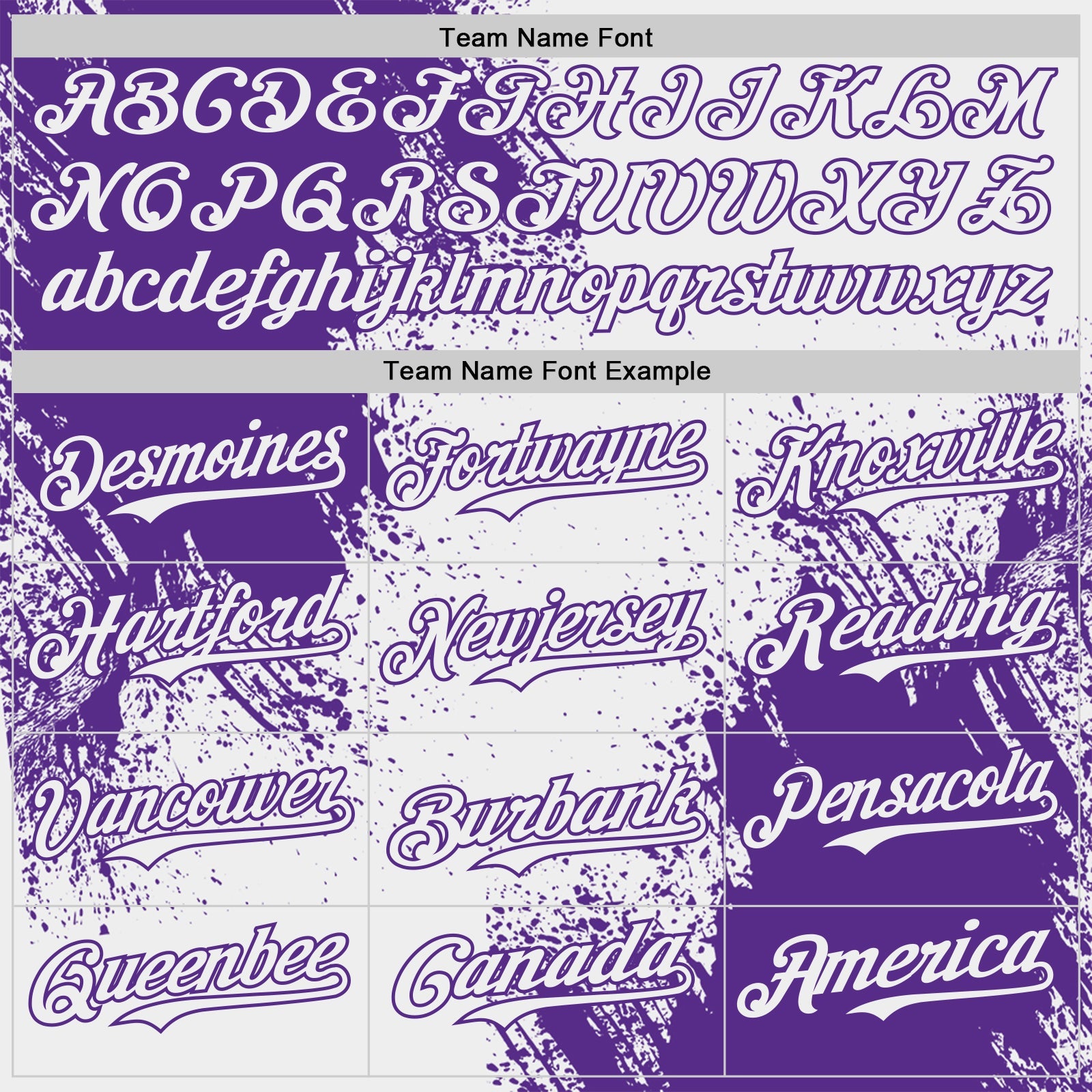 Custom White-Purple Abstract Brush Stroke Authentic Baseball Jersey view 4