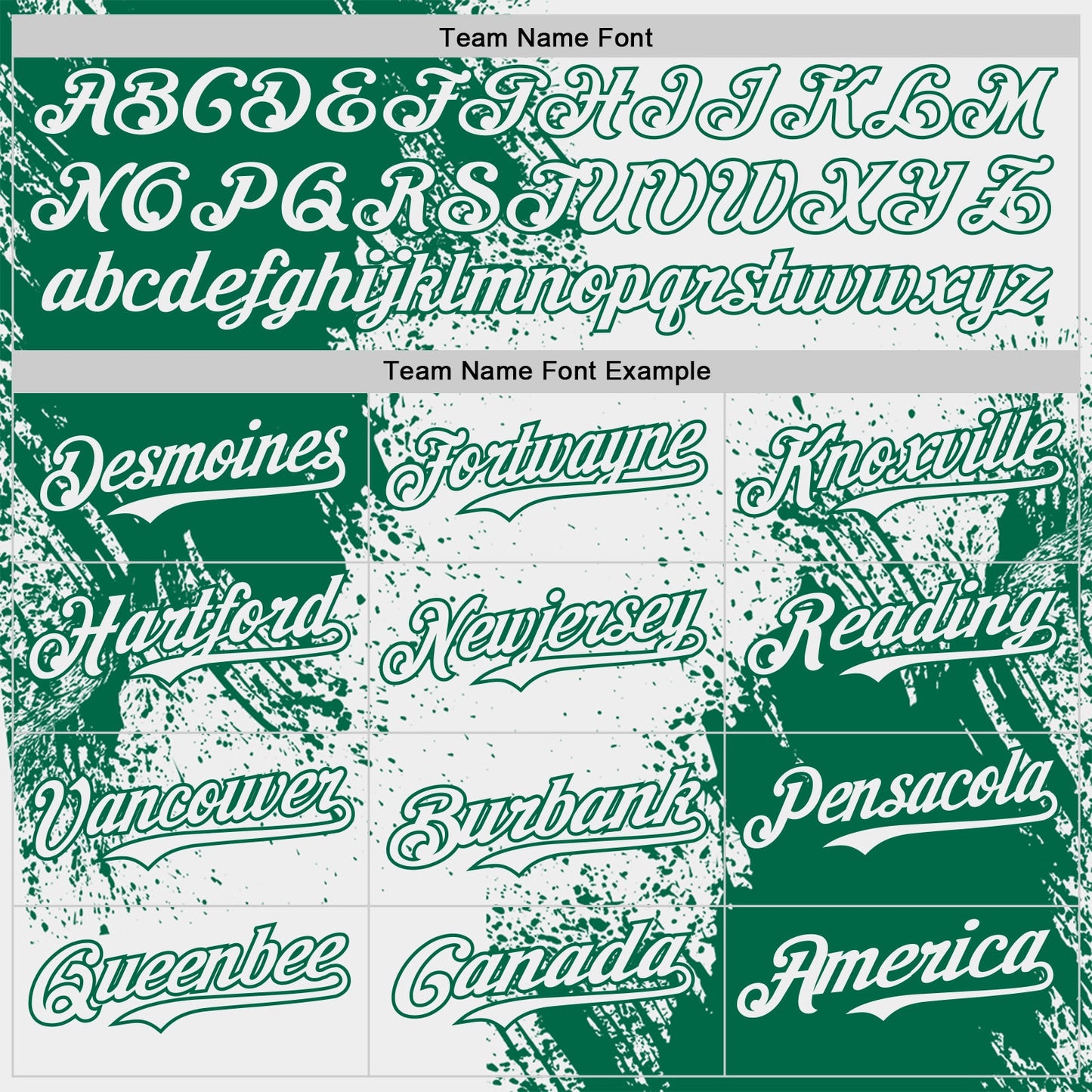 Custom White-Kelly Green Abstract Brush Stroke Authentic Baseball Jersey view 4