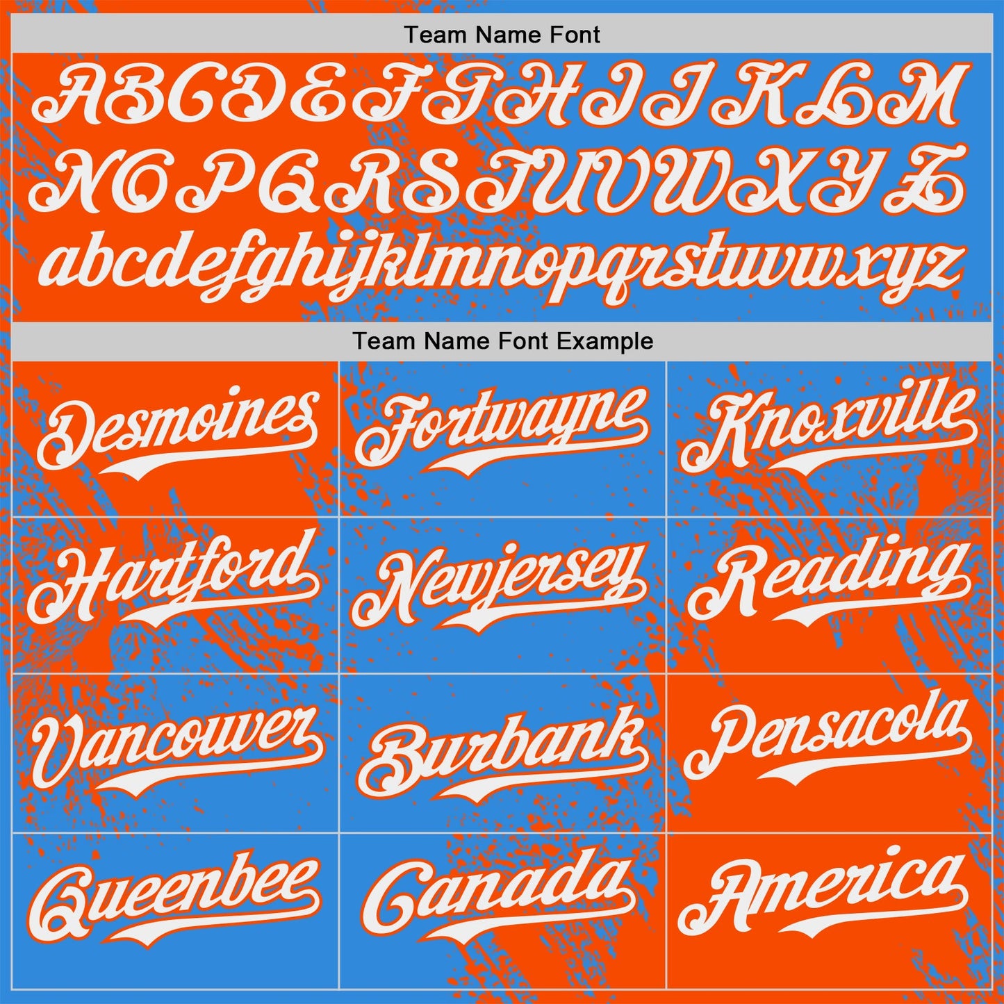Custom Electric Blue White-Orange Abstract Brush Stroke Authentic Baseball Jersey view 4
