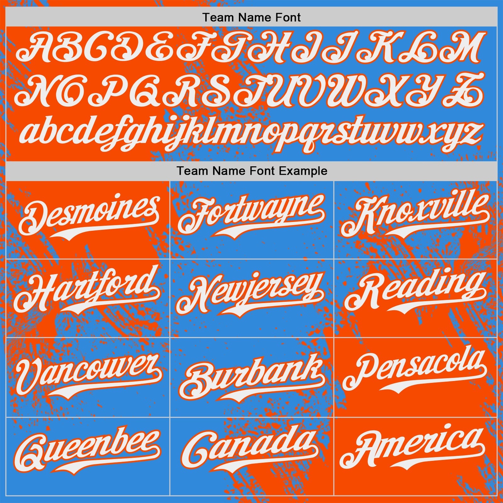 Custom Electric Blue White-Orange Abstract Brush Stroke Authentic Baseball Jersey view 4