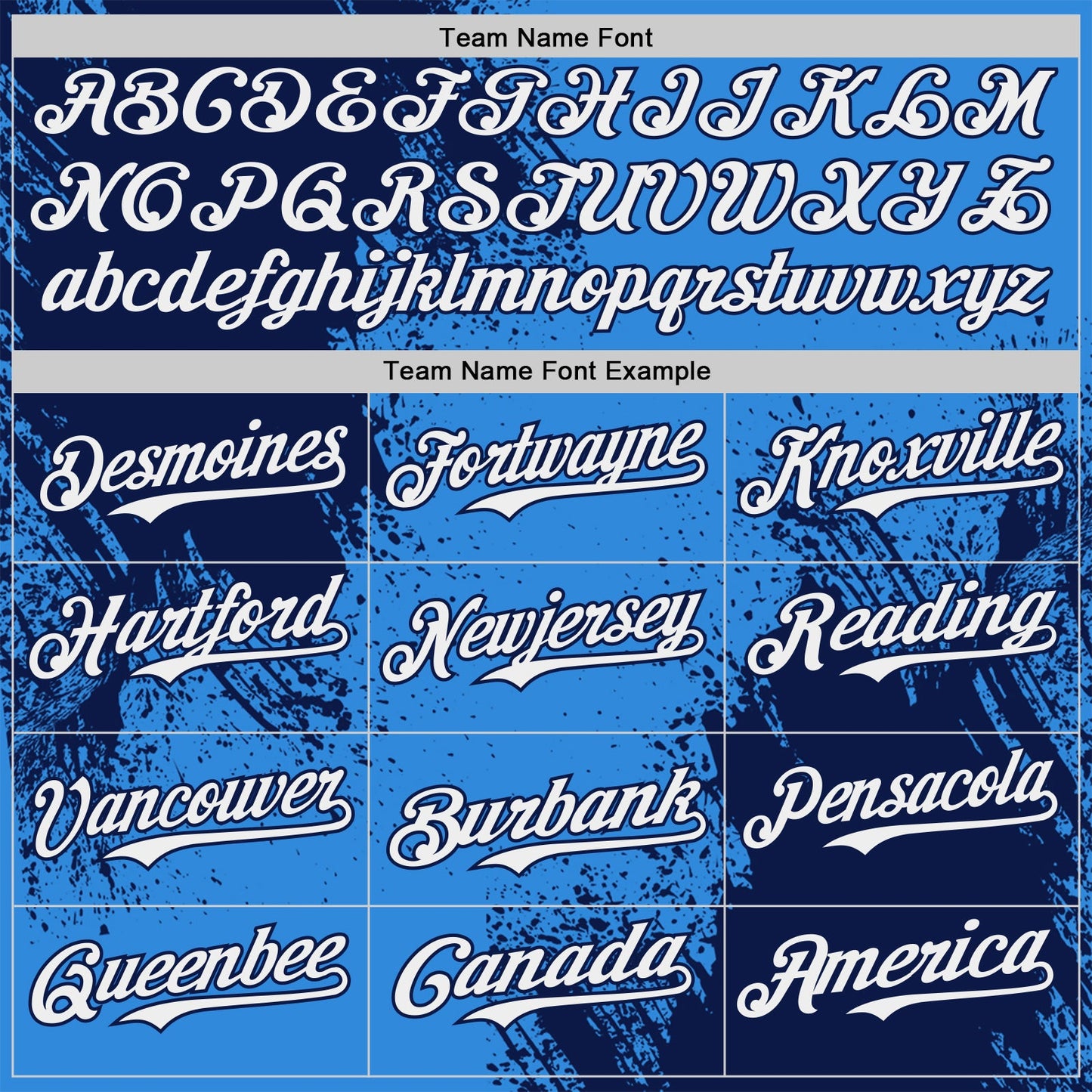 Custom Electric Blue White-Navy Abstract Brush Stroke Authentic Baseball Jersey view 4