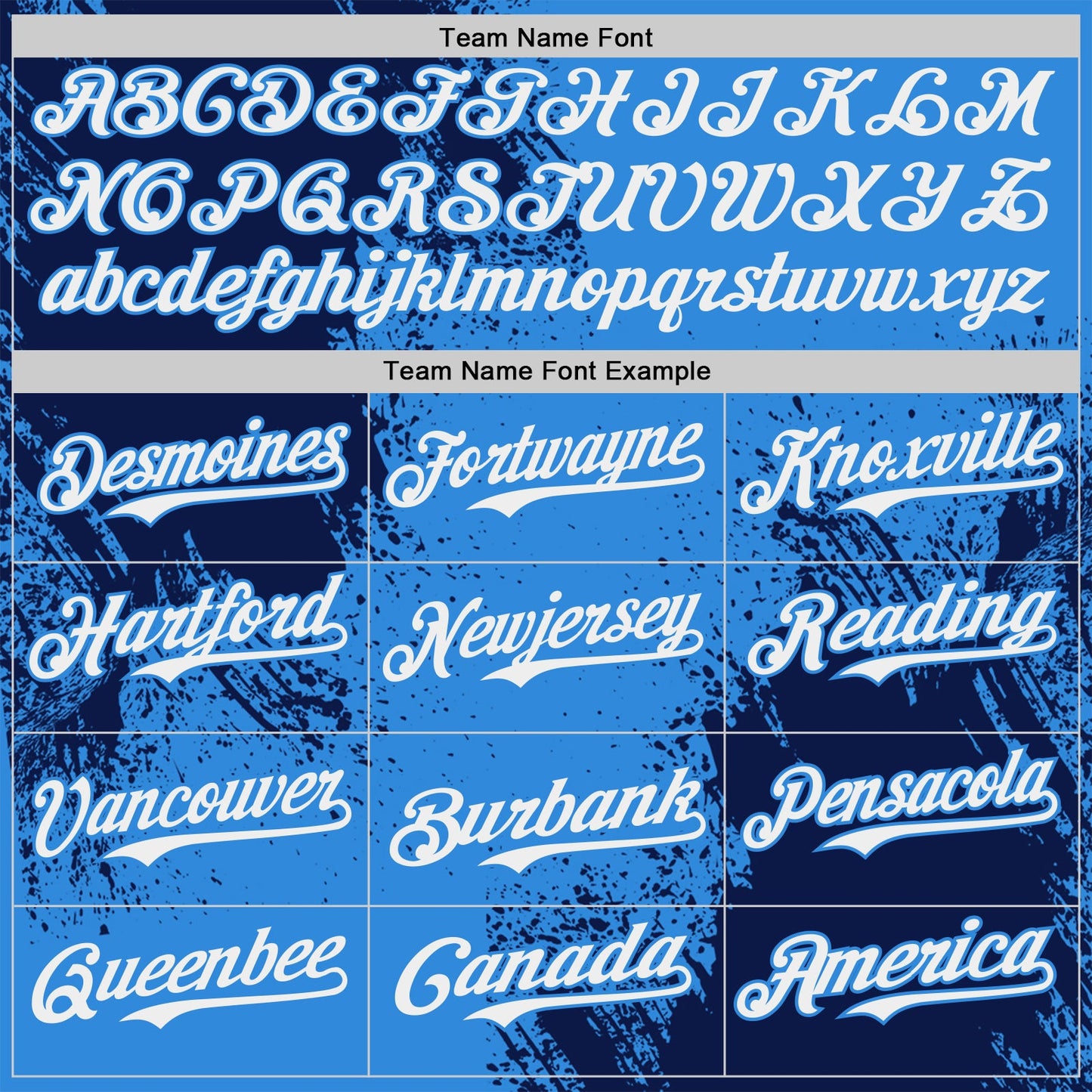 Custom Electric Blue White-Navy Abstract Brush Stroke Authentic Baseball Jersey view 4