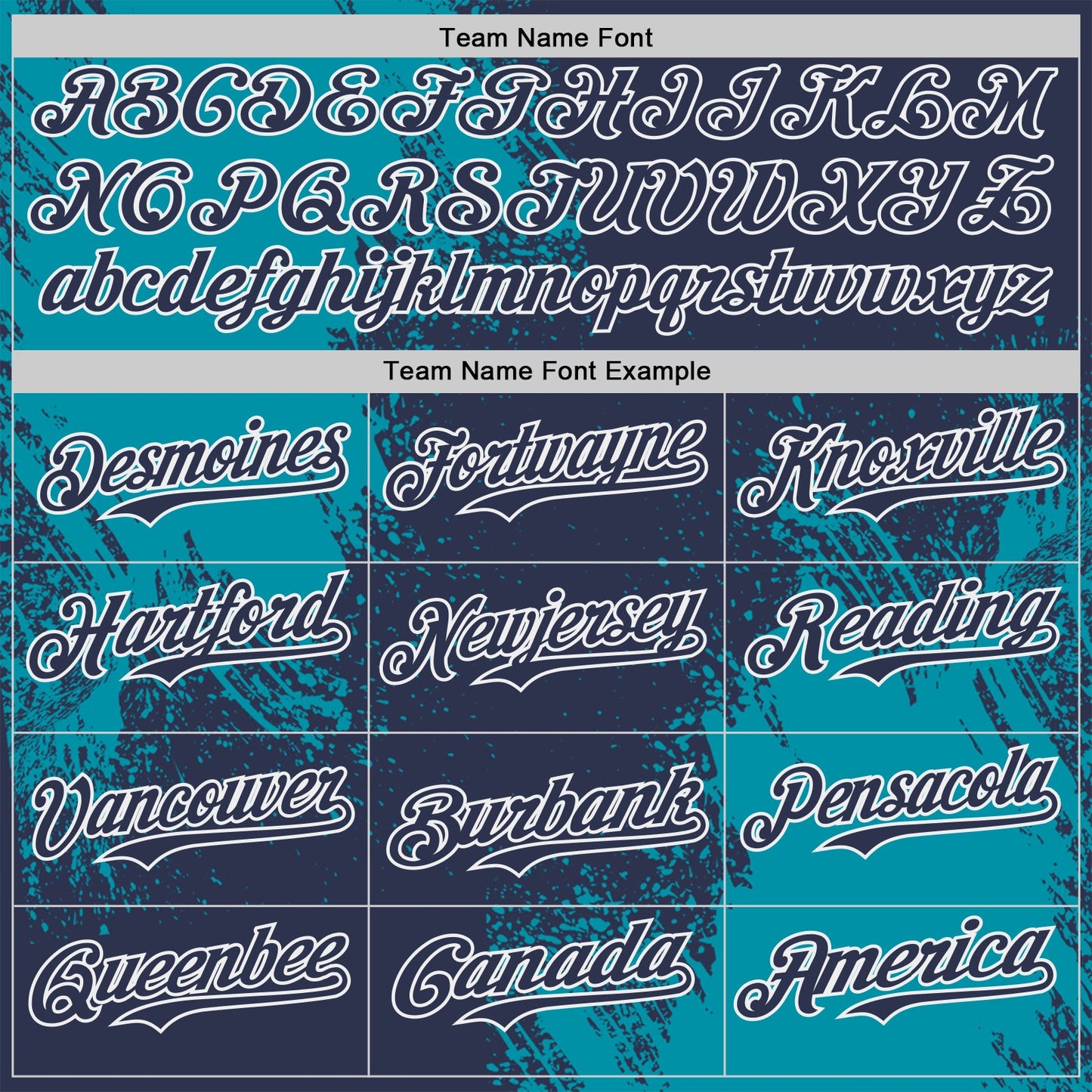 Custom Navy Teal-White Abstract Brush Stroke Authentic Baseball Jersey view 4