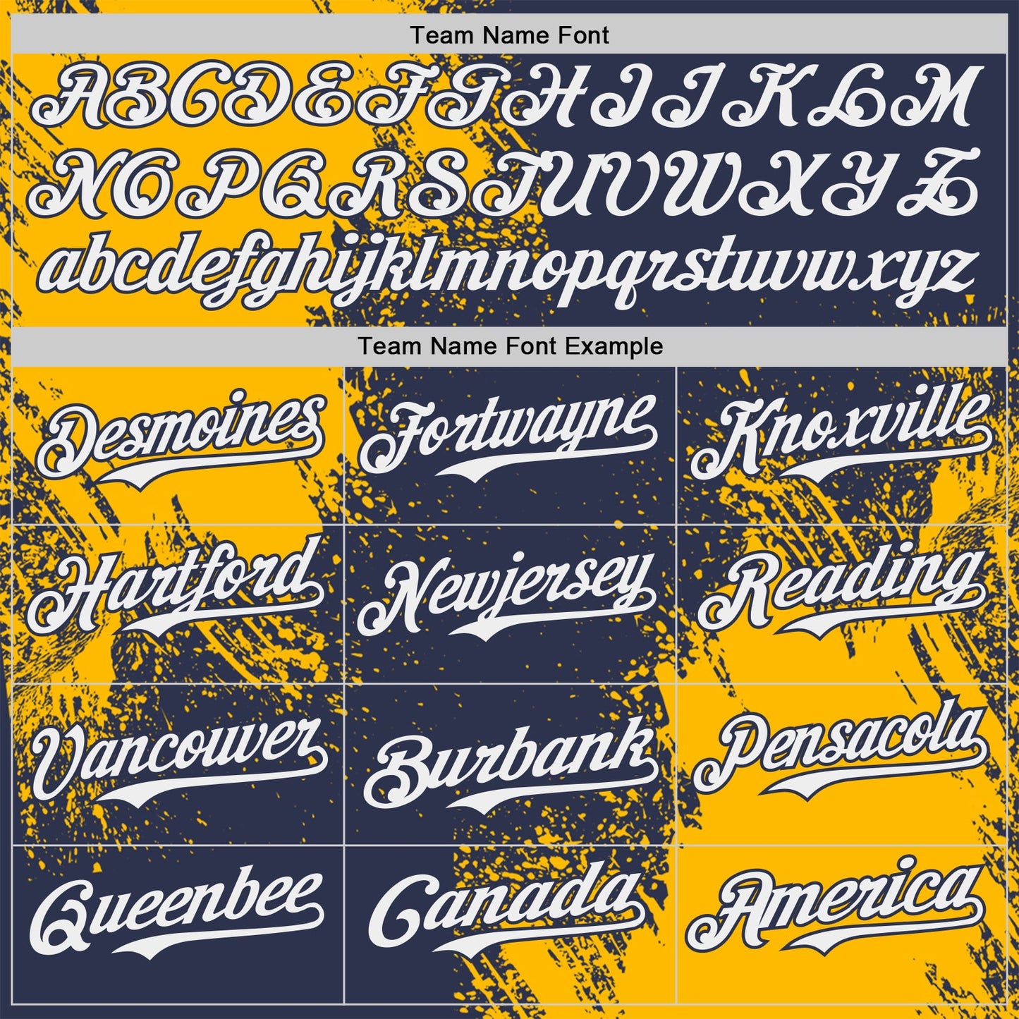 Custom Navy White-Gold Abstract Brush Stroke Authentic Baseball Jersey view 4
